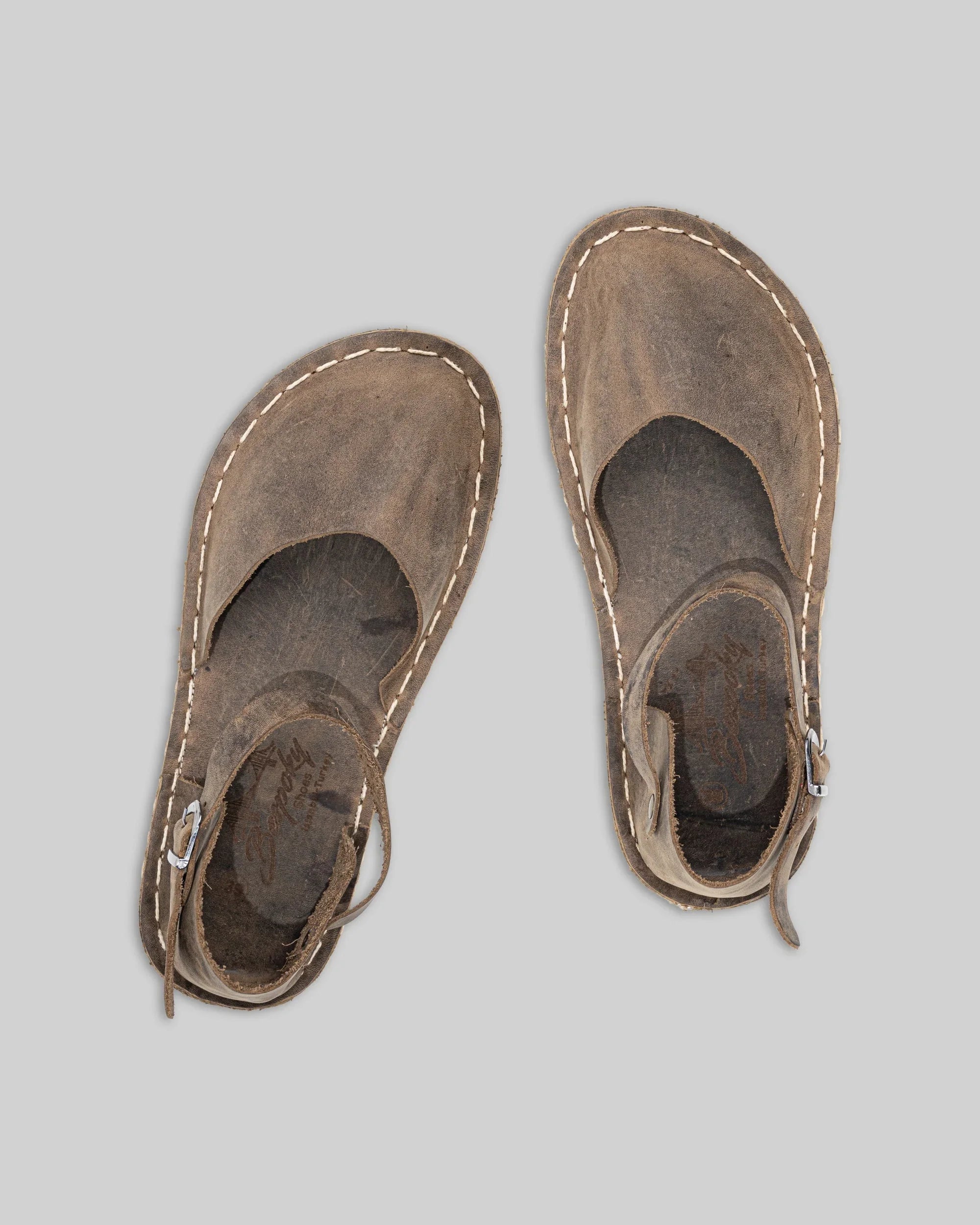 Women's Leather Barefoot Sandal - Handcrafted Calf Leather Wide Toe Box | Bespoky
