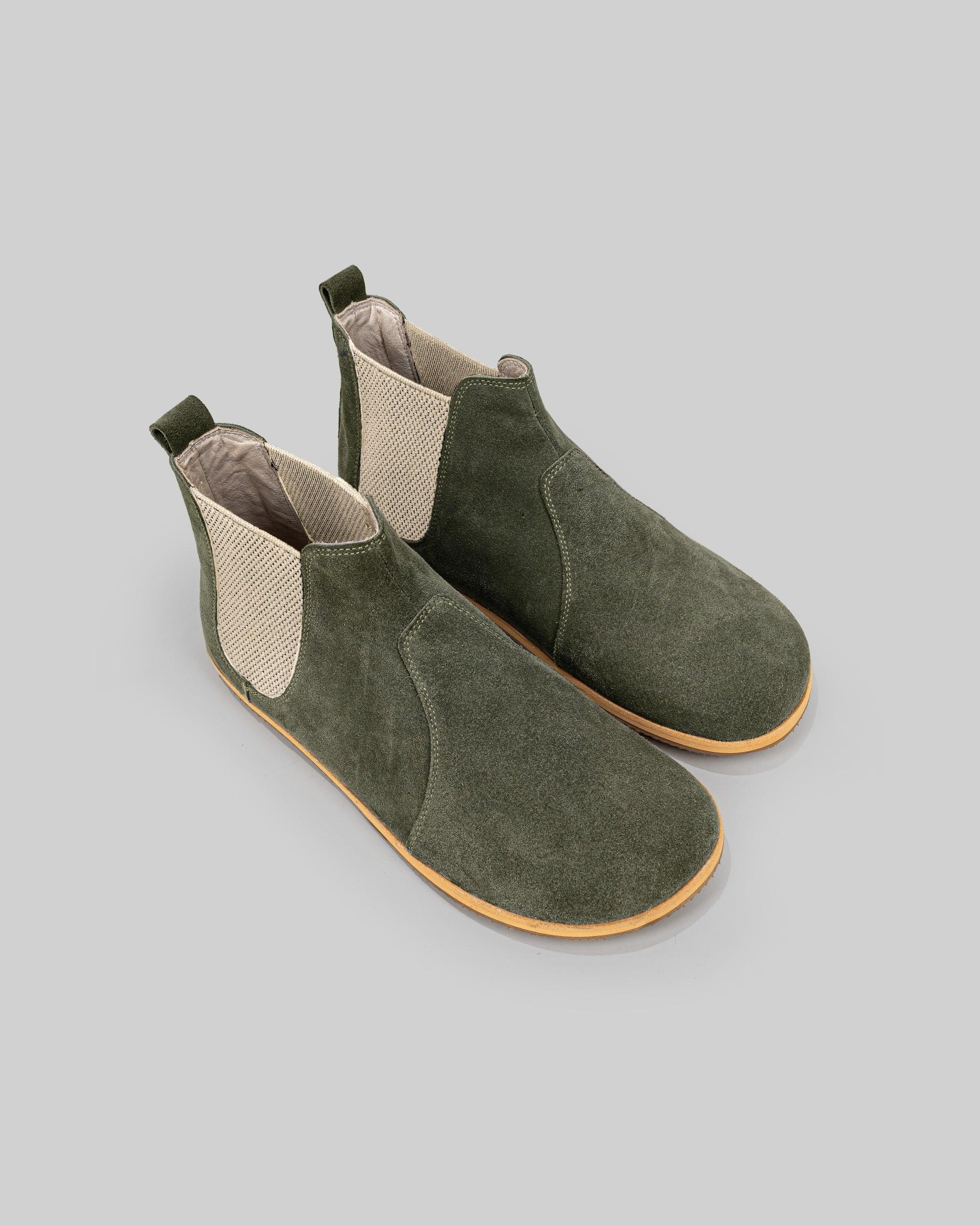 Women's Leather Chelsea Boots - Handcrafted Calf Leather Wide Toe Box | Bespoky