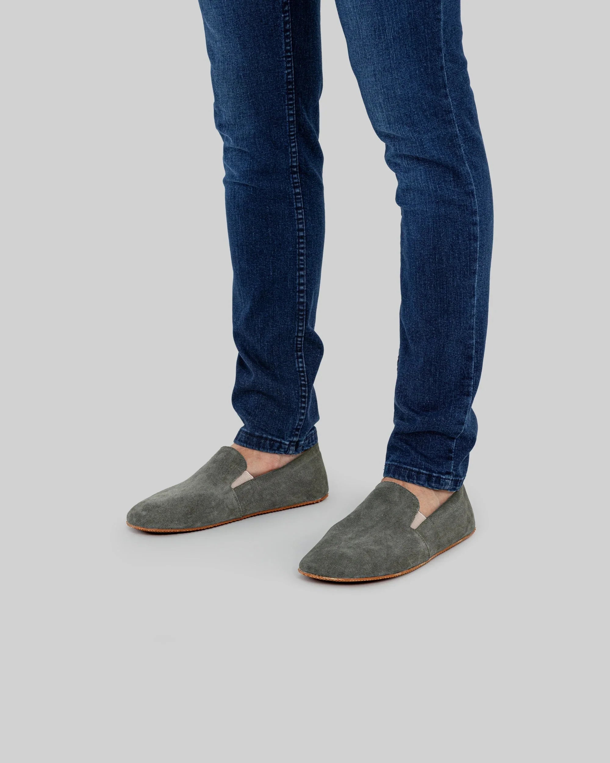 Top view Leather Barefoot Shoes - Handcrafted Calf Leather | Bespoky
