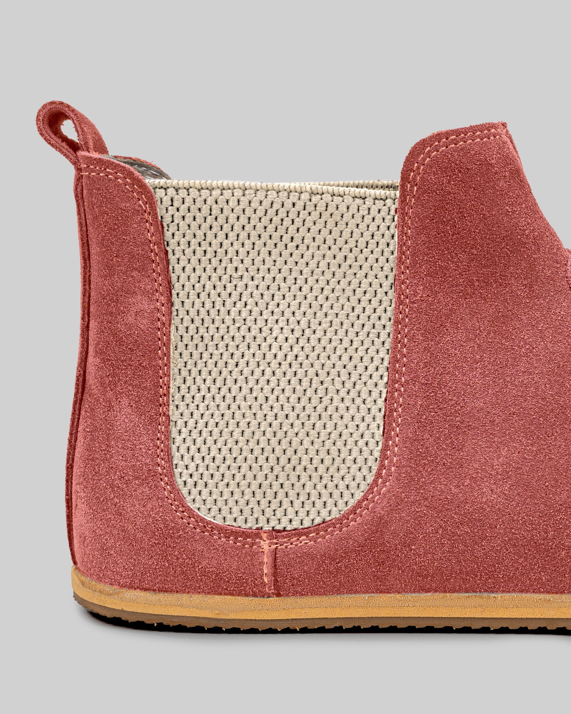 Top view Pink Chelsea Boots - Handcrafted Calf Leather | Bespoky