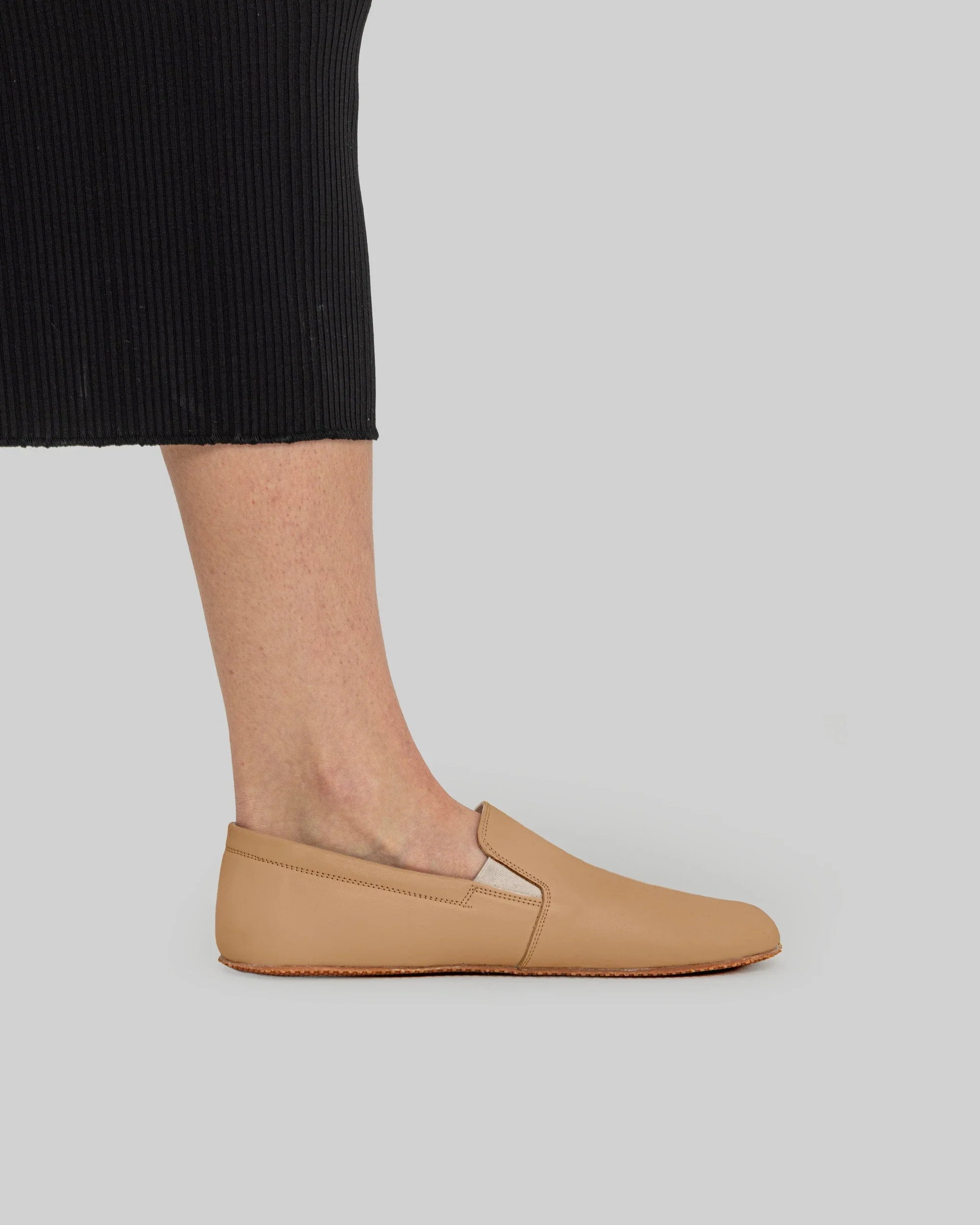 Pair Undyed Barefoot Shoes - Barefoot Wide Toe Calf Leather | Bespoky