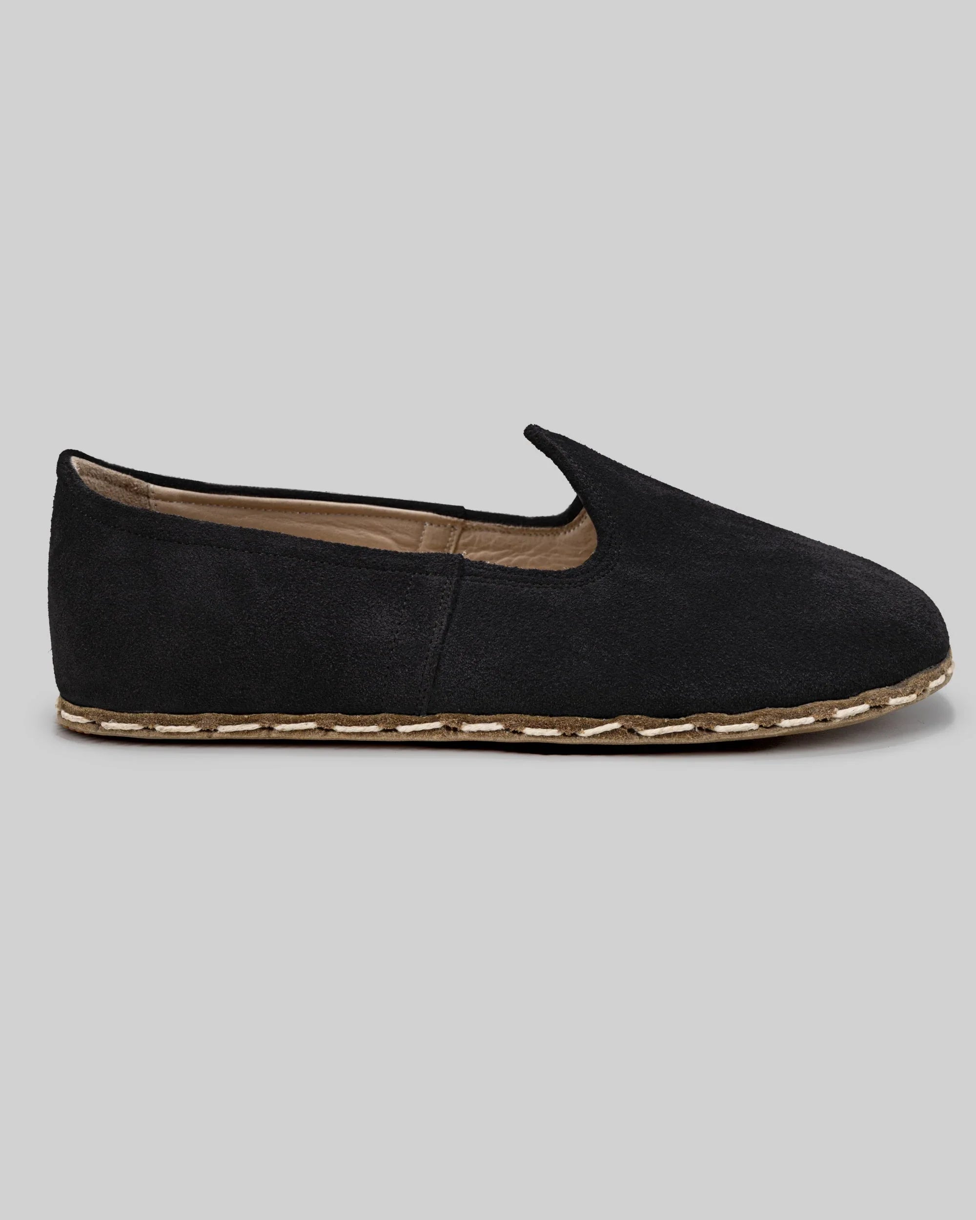 Pair Black Barefoot Yemeni - Barefoot Wide Toe Calf Leather | Bespoky