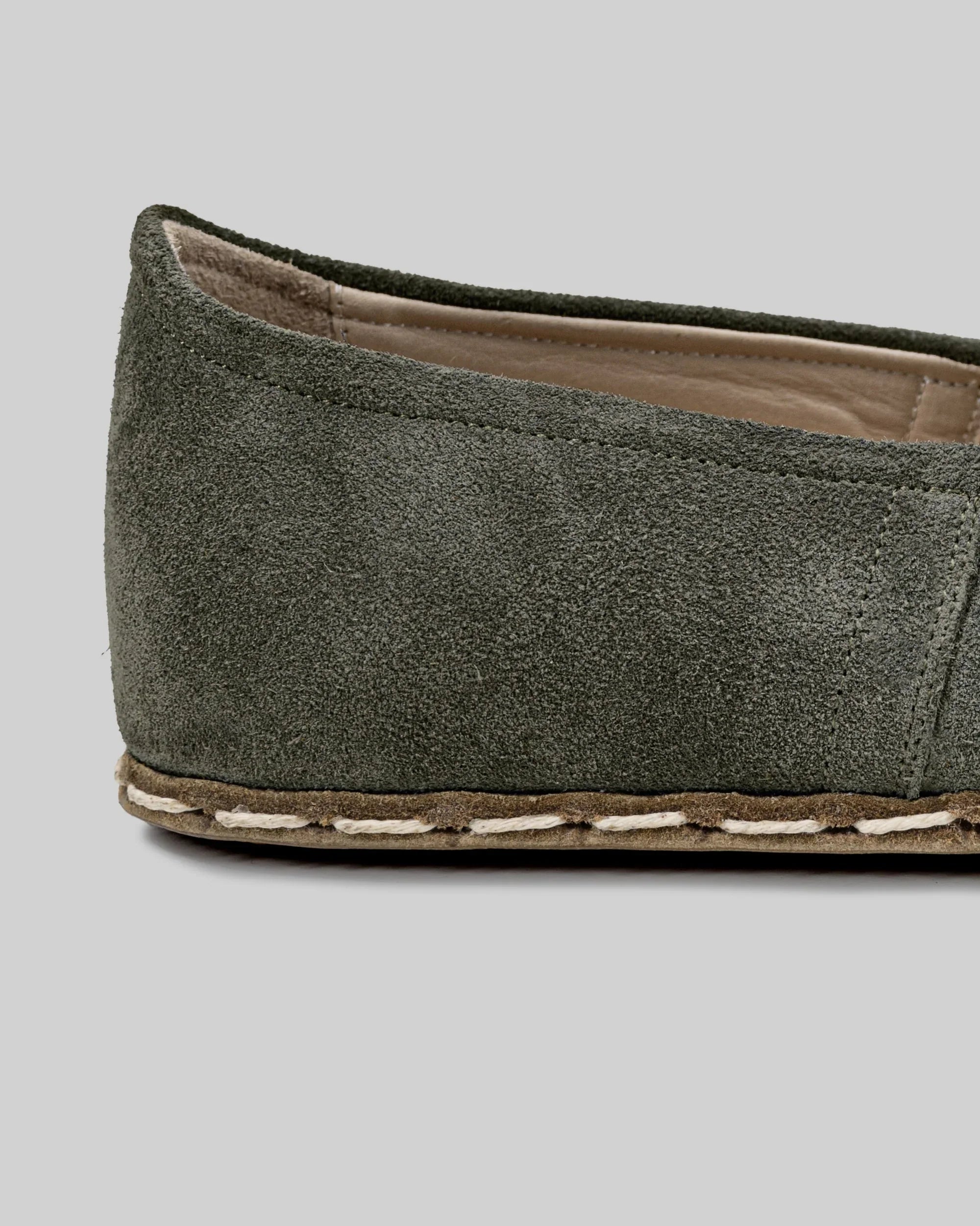 Top view Leather Barefoot Yemeni - Handcrafted Calf Leather | Bespoky