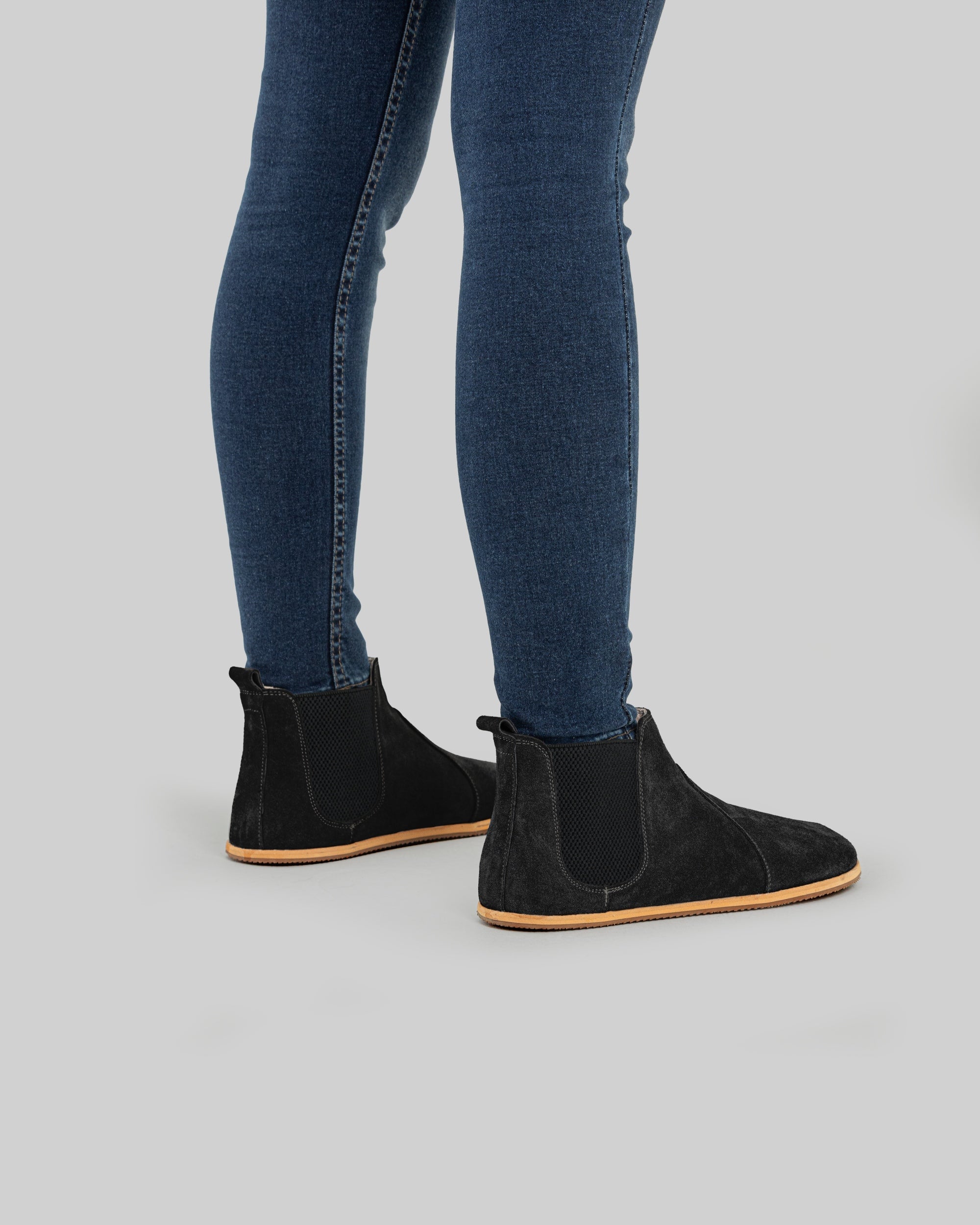 Detail Black Chelsea Boots - Handcrafted Calf Leather Turkey | Bespoky