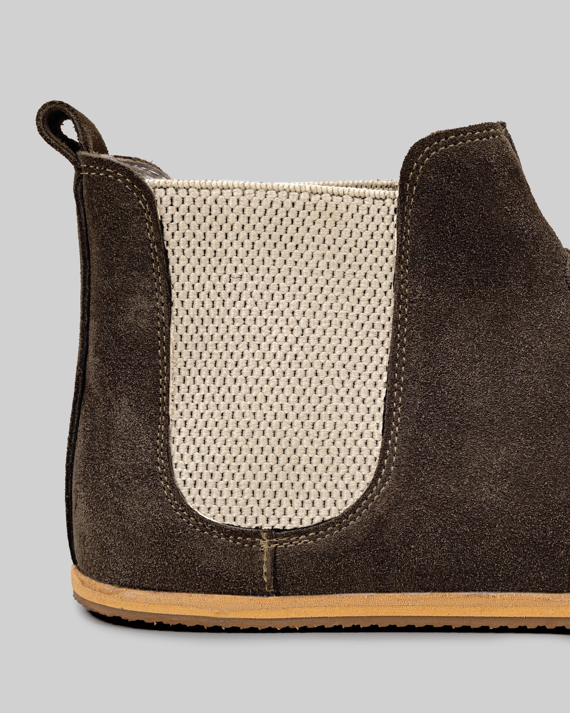 Top view Brown Chelsea Boots - Handcrafted Calf Leather | Bespoky