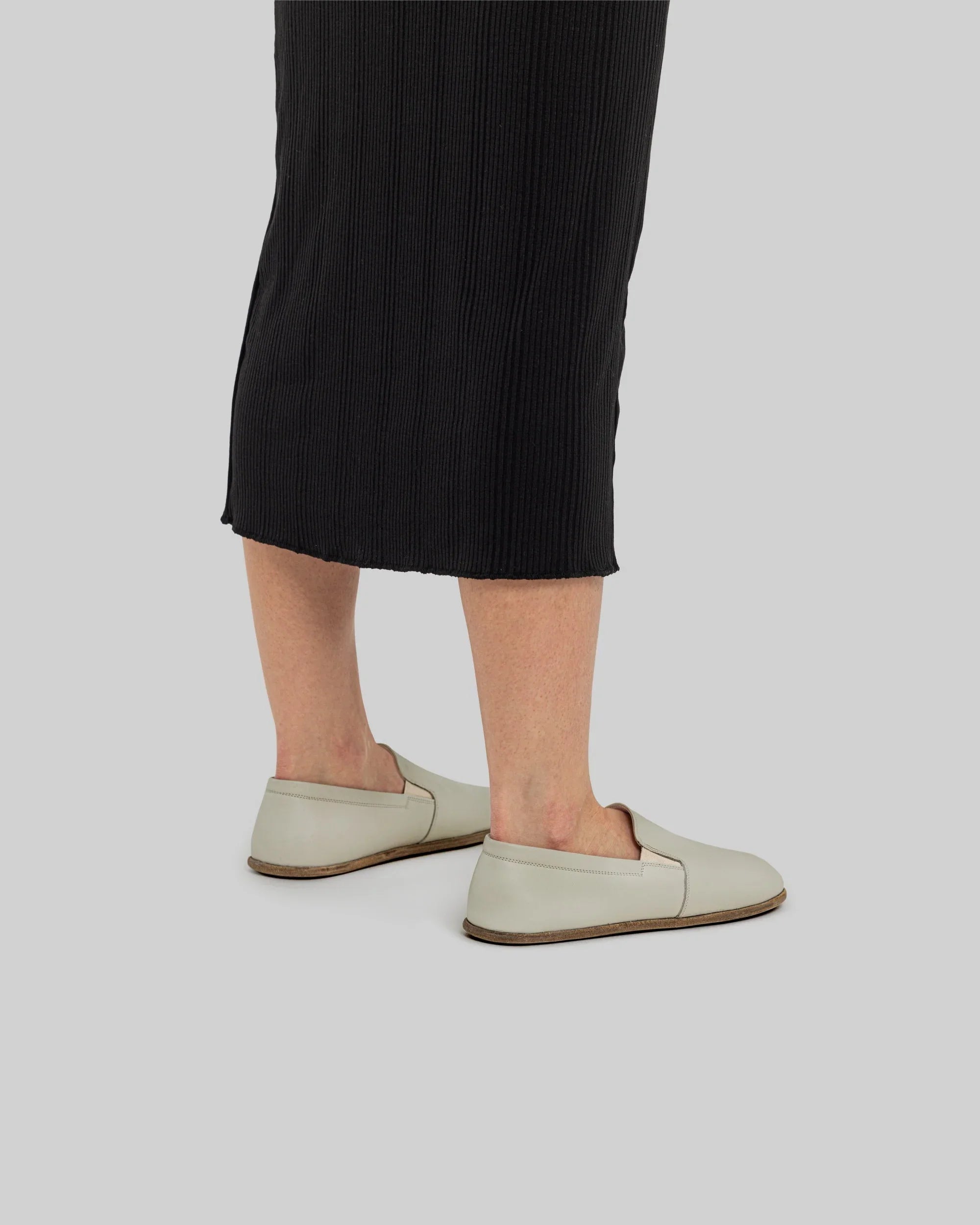 Sole detail Lucas Beige Barefoot Shoes - Zero Drop Calf Leather | Bespoky