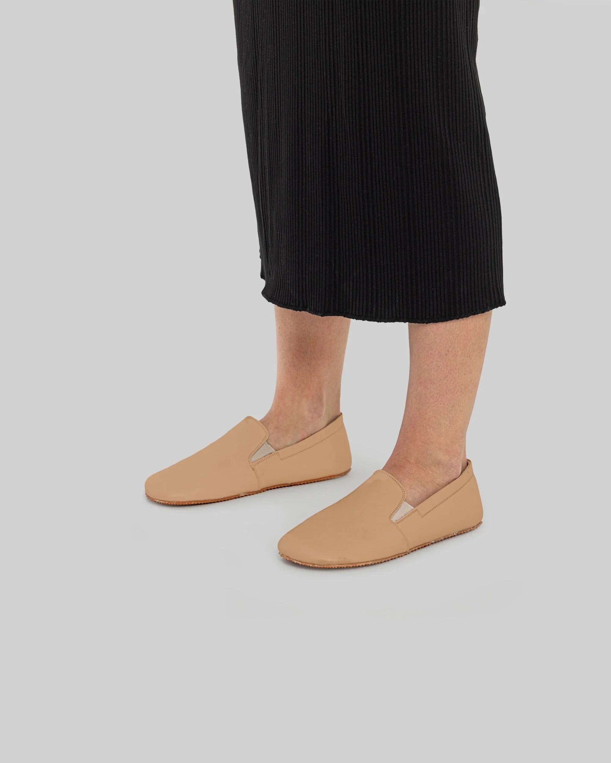 Sole detail Undyed Barefoot Shoes - Zero Drop Calf Leather | Bespoky