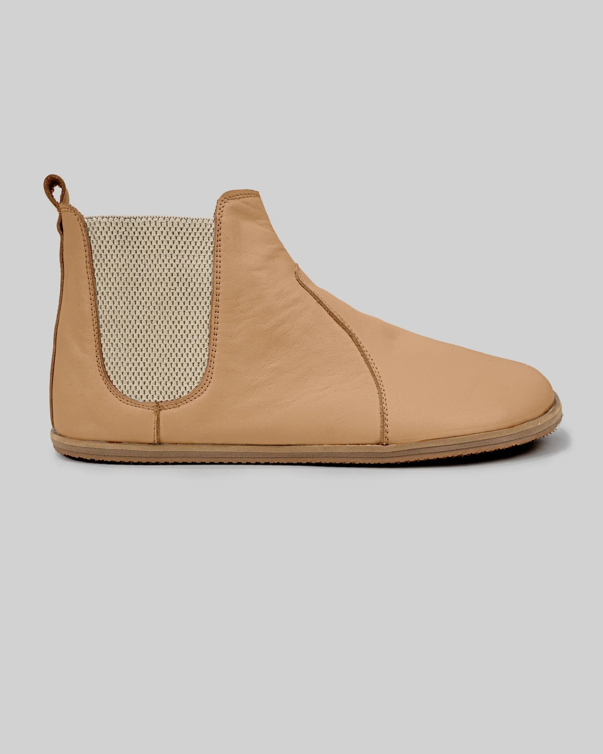 Detail Undyed Chelsea Boots - Handcrafted Calf Leather Turkey | Bespoky