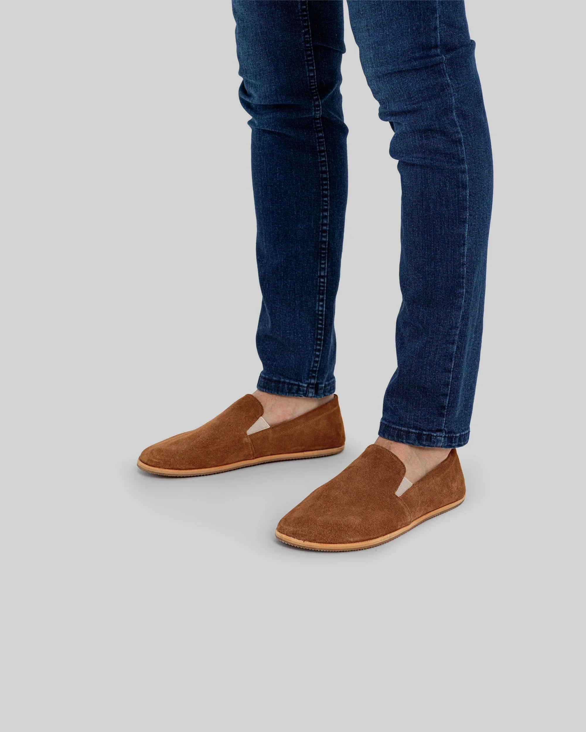 Pair Leather Barefoot Shoes - Barefoot Wide Toe Calf Leather | Bespoky