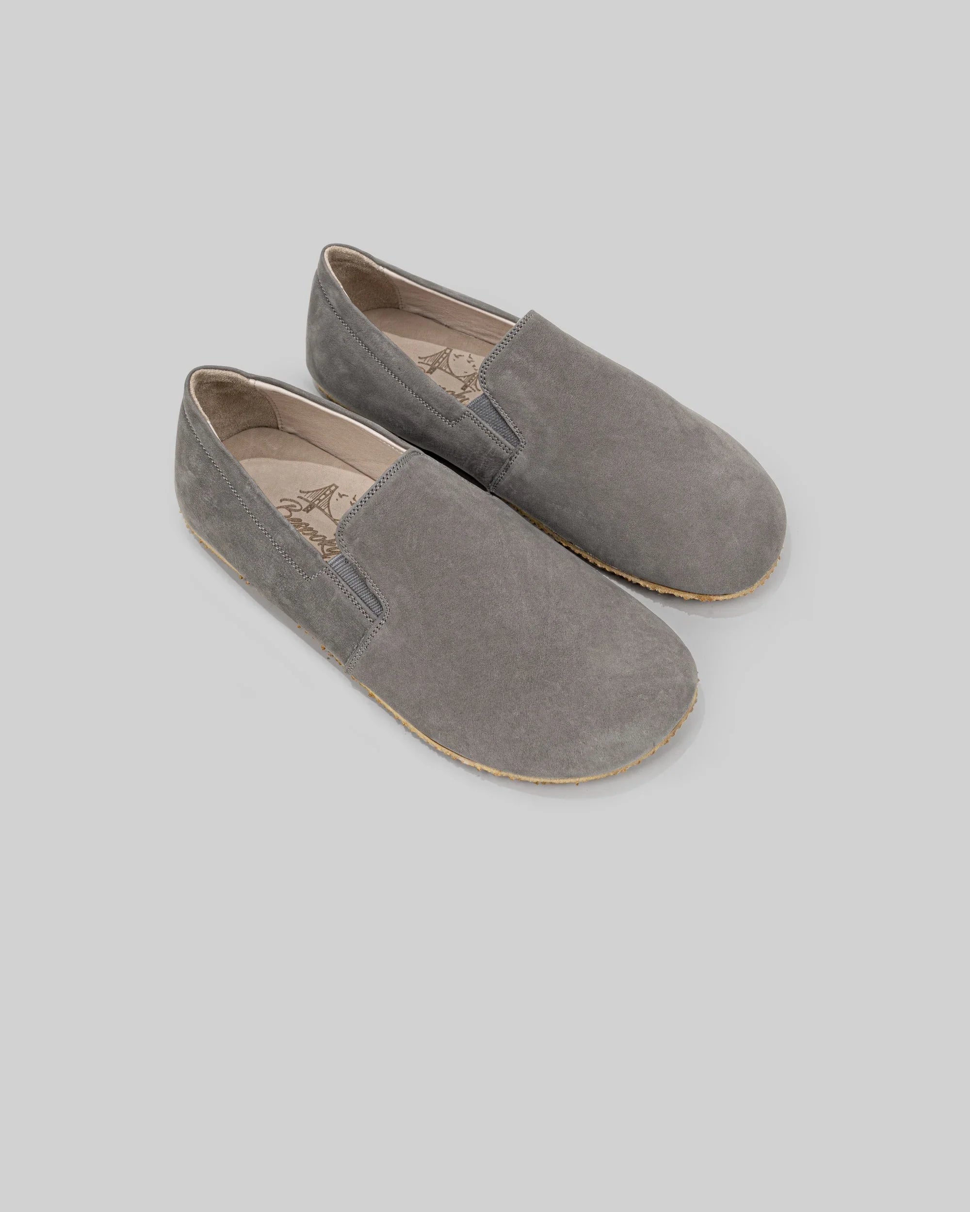 Women's Smoked Barefoot Shoes - Handcrafted Calf Leather Wide Toe Box | Bespoky