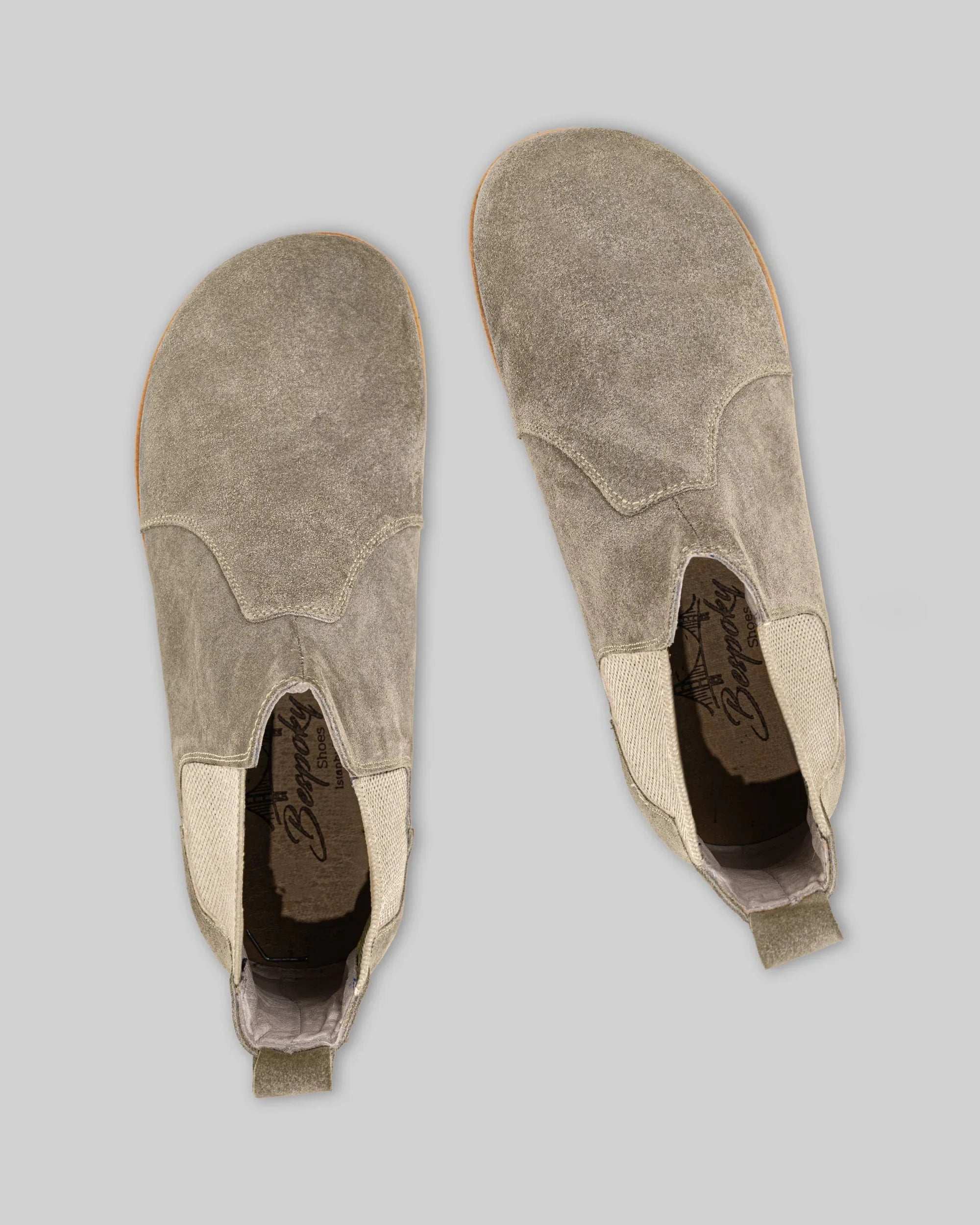 Side view Leather Chelsea Boots - Calf Leather Zero Drop | Bespoky