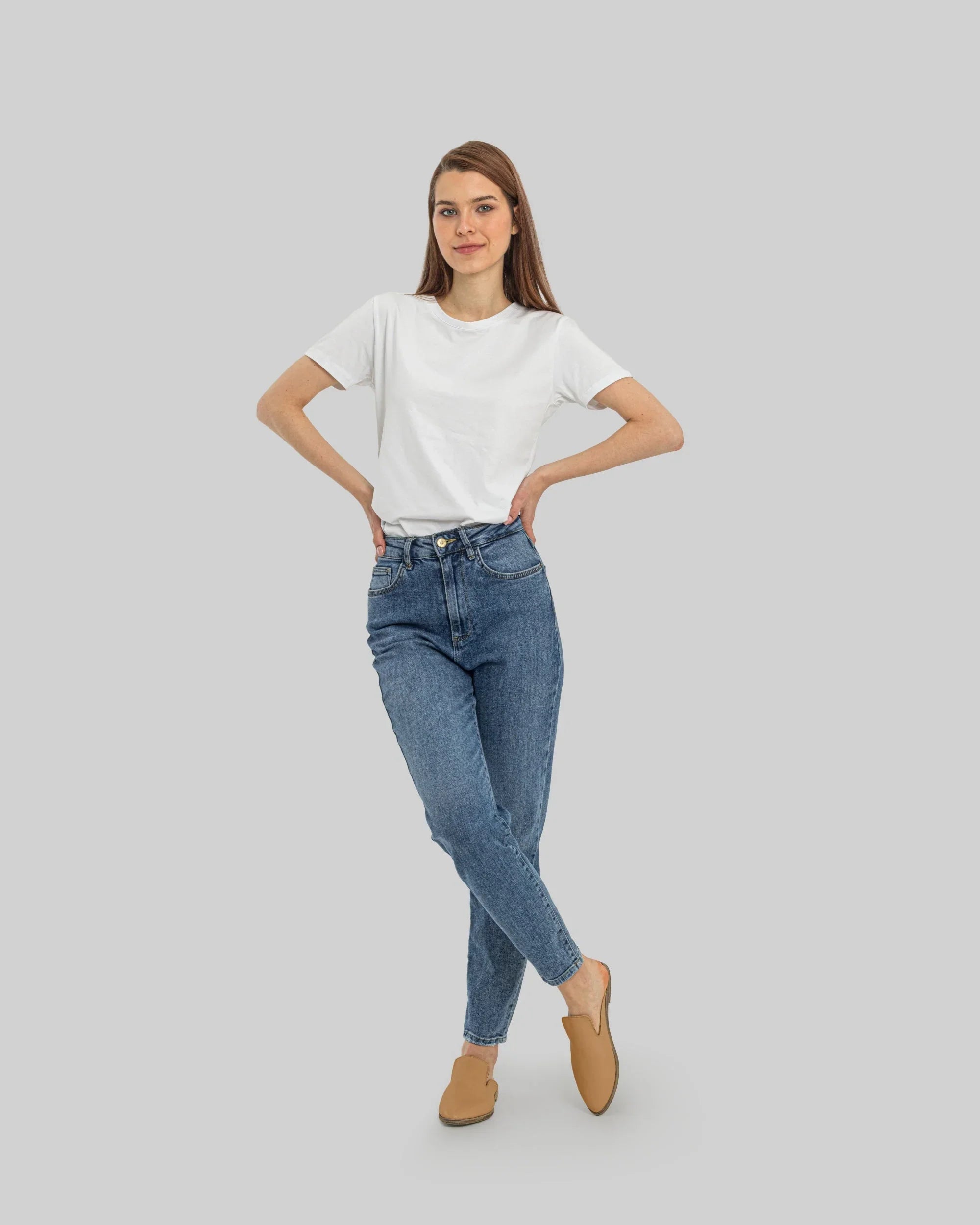 Side view Undyed Pointed Toe Mules - Calf Leather Zero Drop | Bespoky