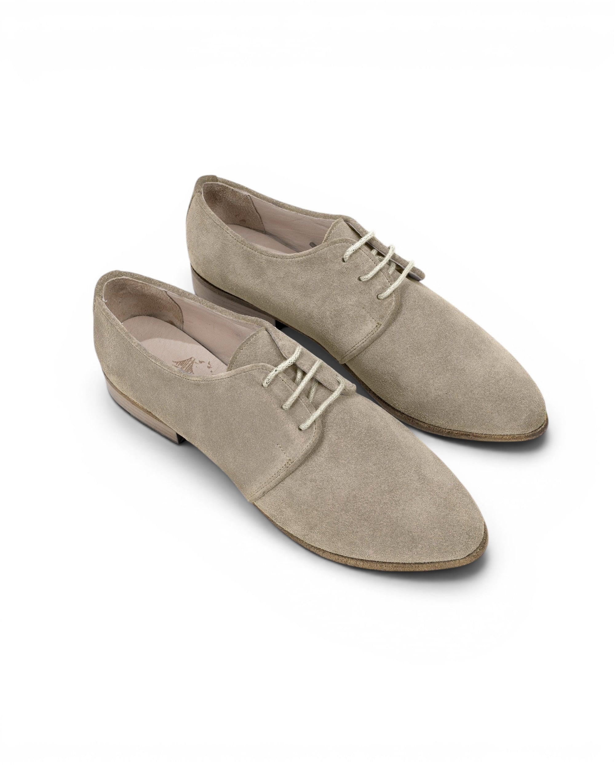 Women's Leather Pointed Toe Oxford - Handcrafted Calf Leather Wide Toe Box | Bespoky