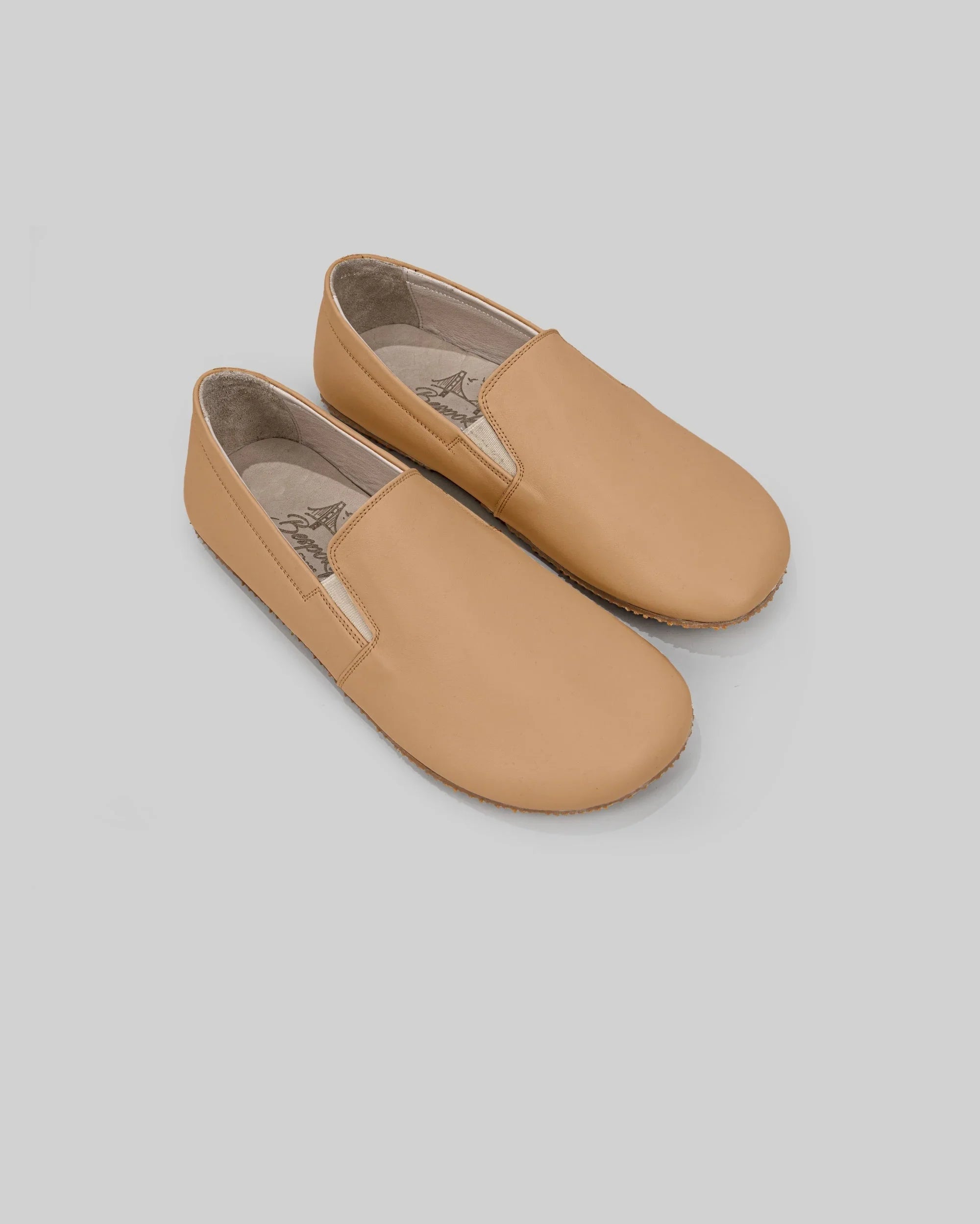 Men's Undyed Barefoot Shoes - Handcrafted Calf Leather Wide Toe Box | Bespoky