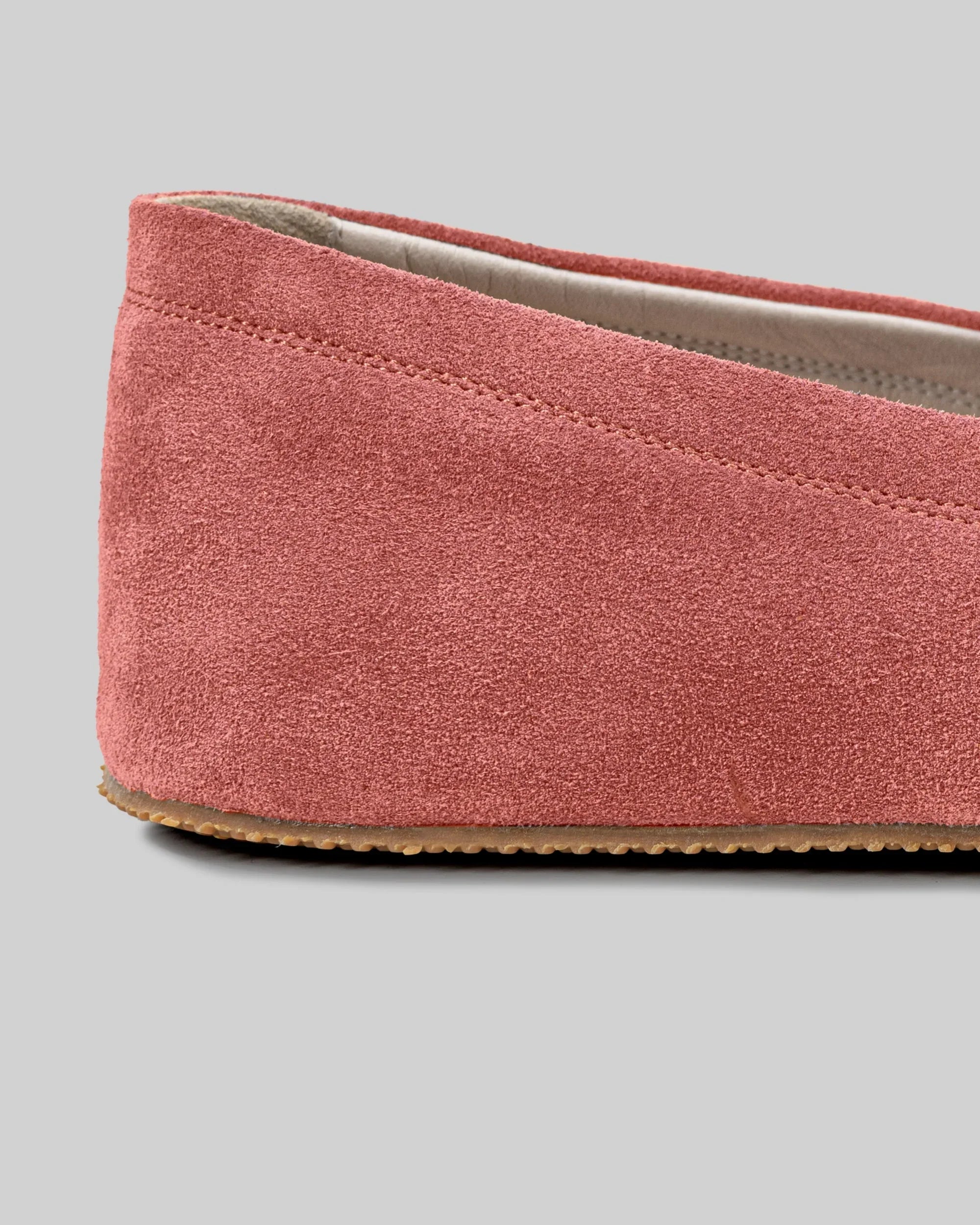 Side view Pink Barefoot Shoes - Calf Leather Zero Drop | Bespoky