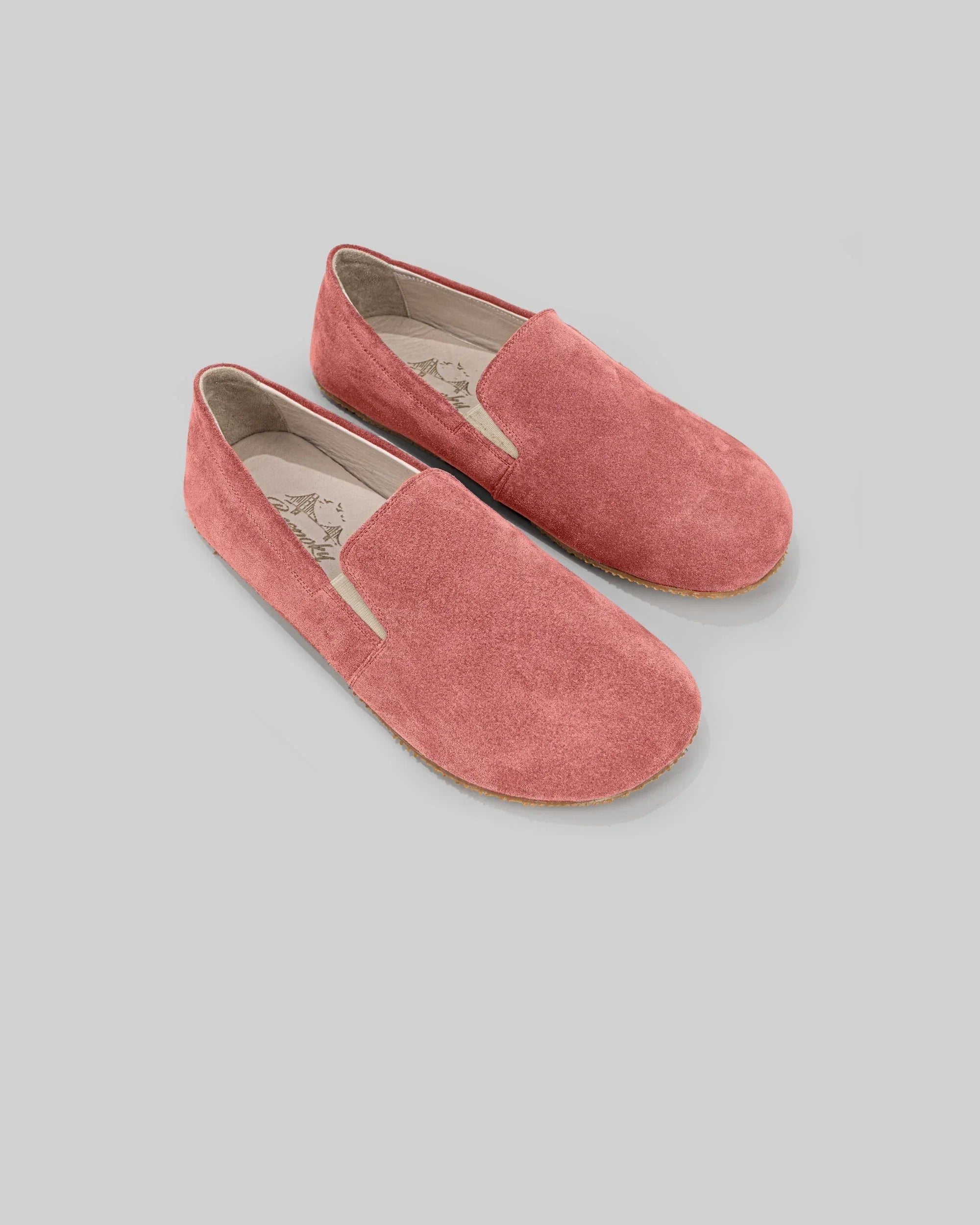 Women's Pink Barefoot Shoes - Handcrafted Calf Leather Wide Toe Box | Bespoky