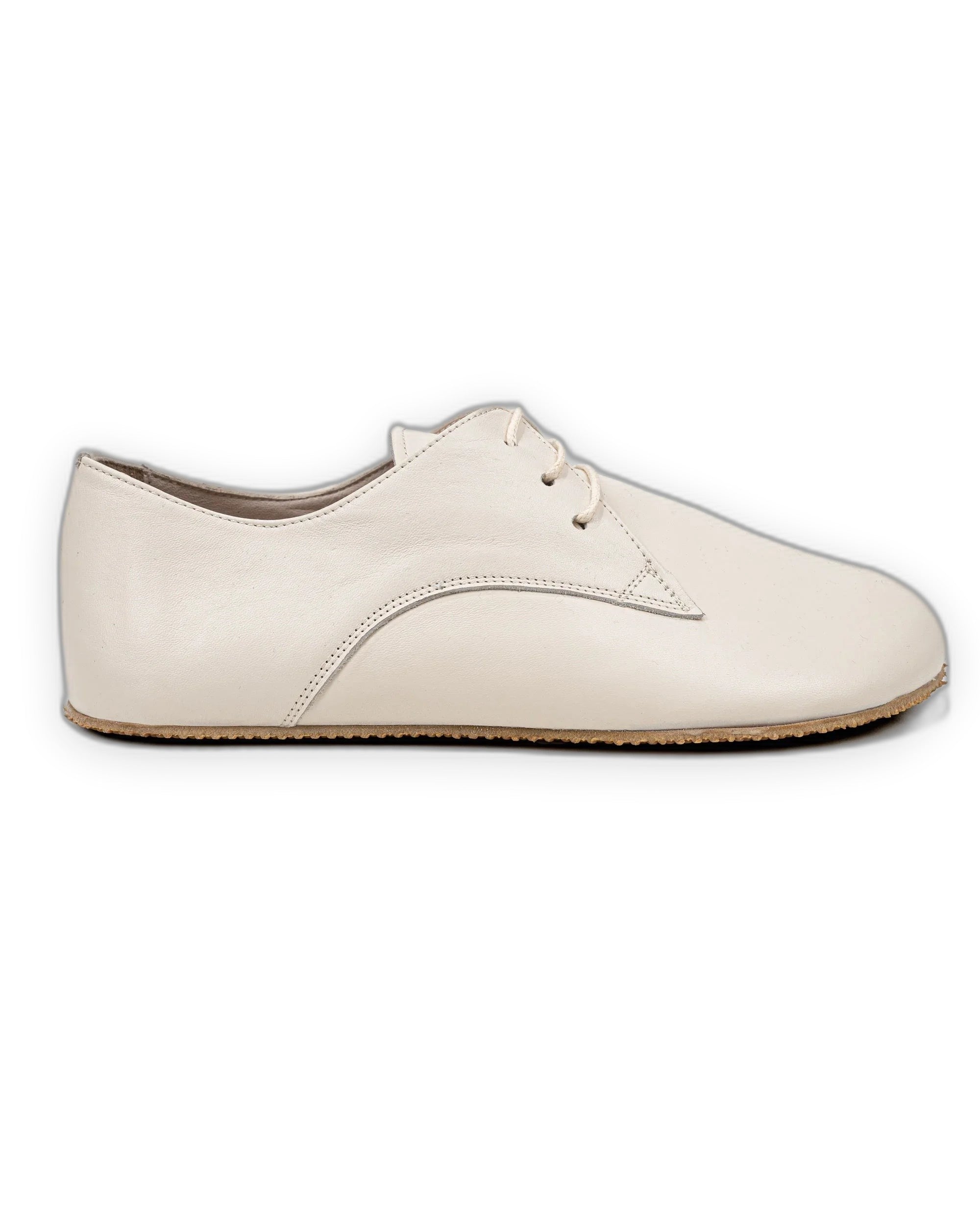 Top view Cream Oxford Shoes - Handcrafted Calf Leather | Bespoky