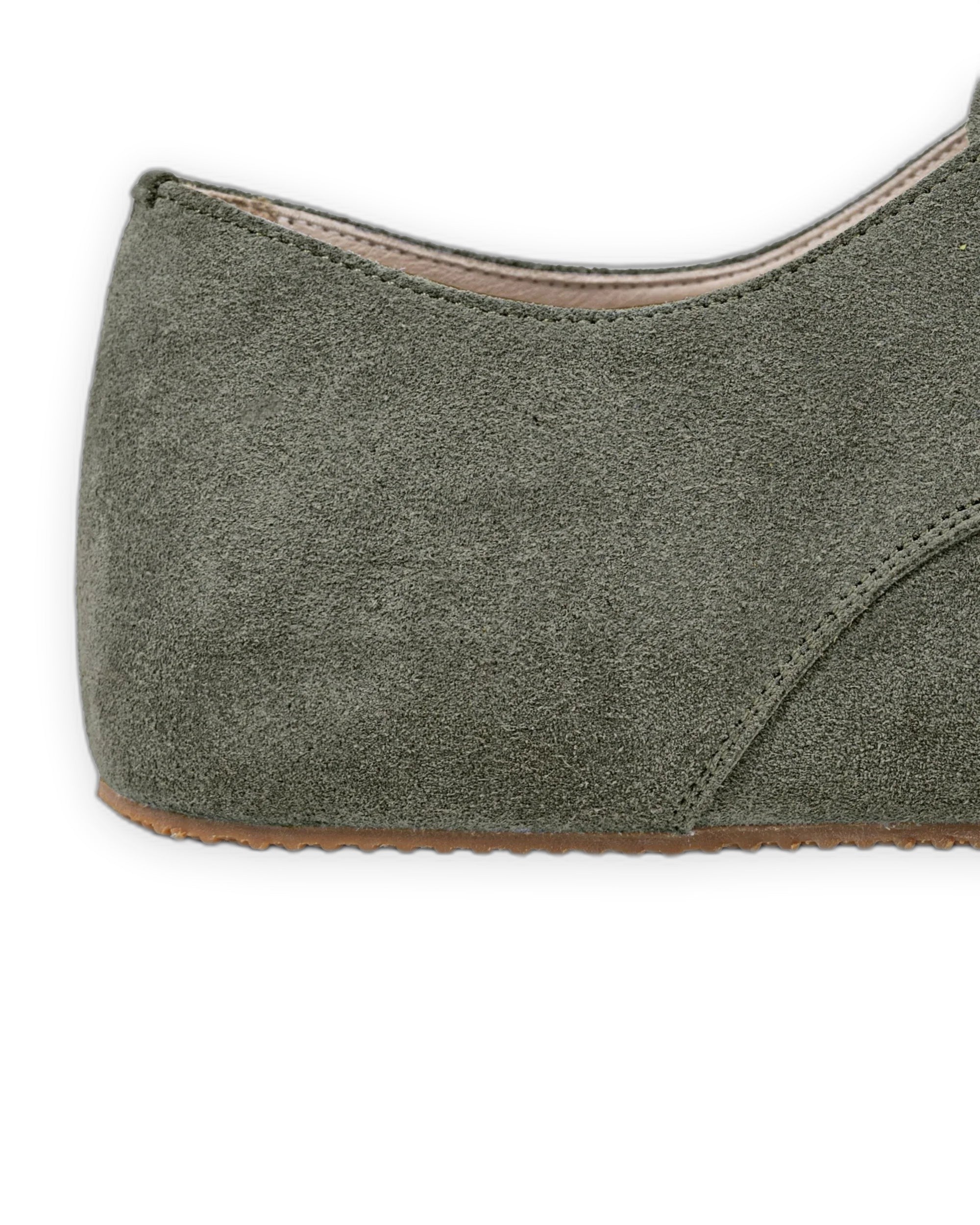 Top view Suede Oxford Shoes - Handcrafted Calf Leather | Bespoky