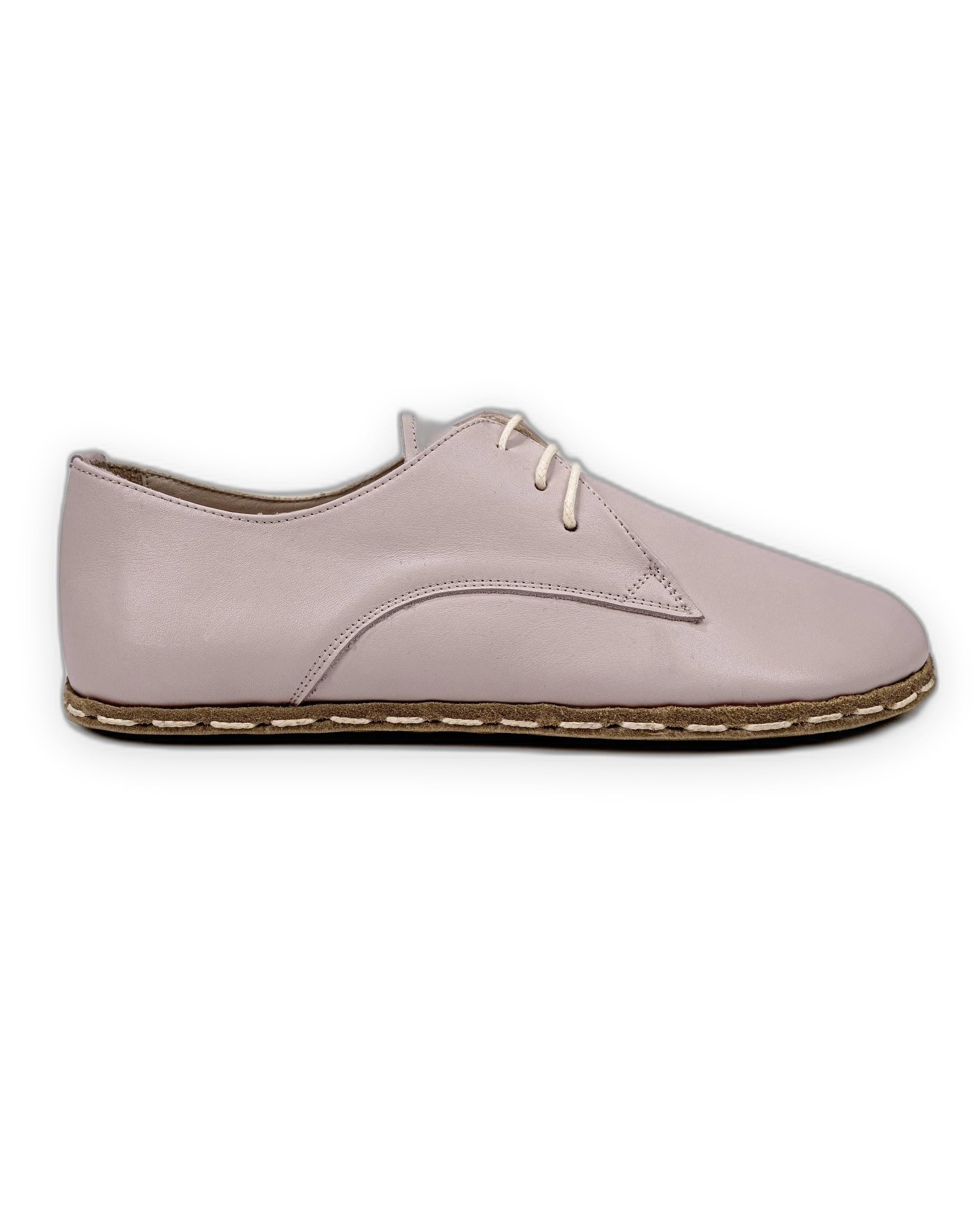 Back view Pink Oxford Shoes - Calf Leather Handcrafted | Bespoky