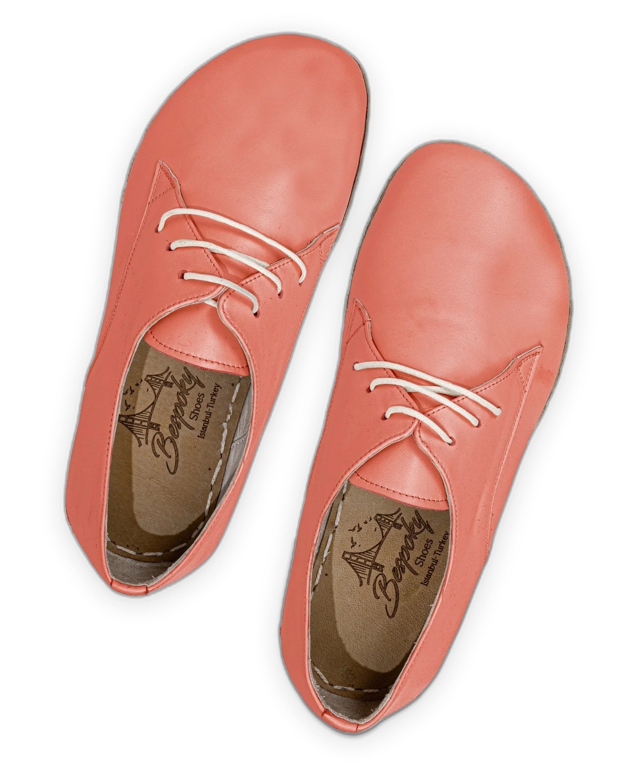 Back view Pomegranate Oxford Shoes - Calf Leather Handcrafted | Bespoky