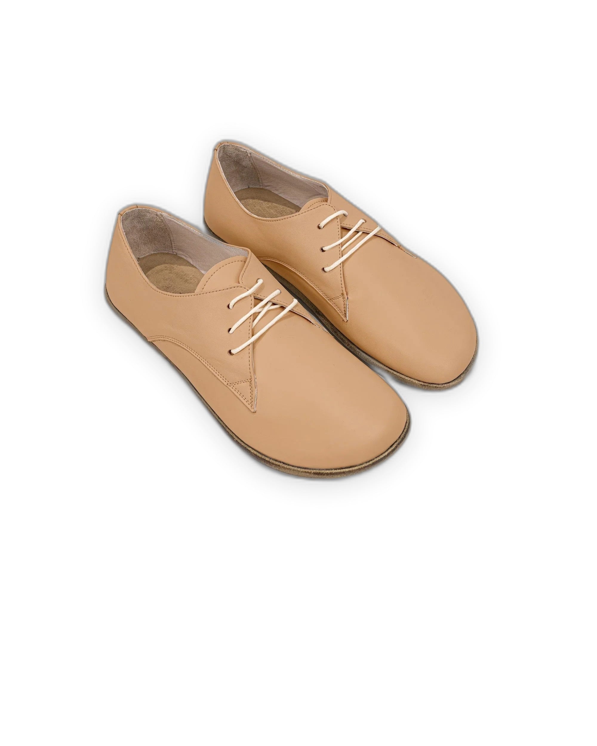 Men's Undyed Oxford Shoes - Handcrafted Calf Leather Wide Toe Box | Bespoky