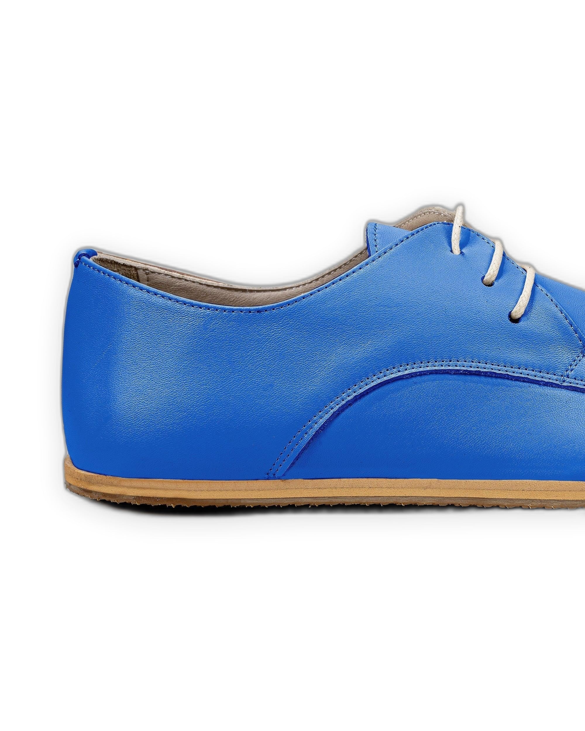 Top view Blue Oxford Shoes - Handcrafted Calf Leather | Bespoky