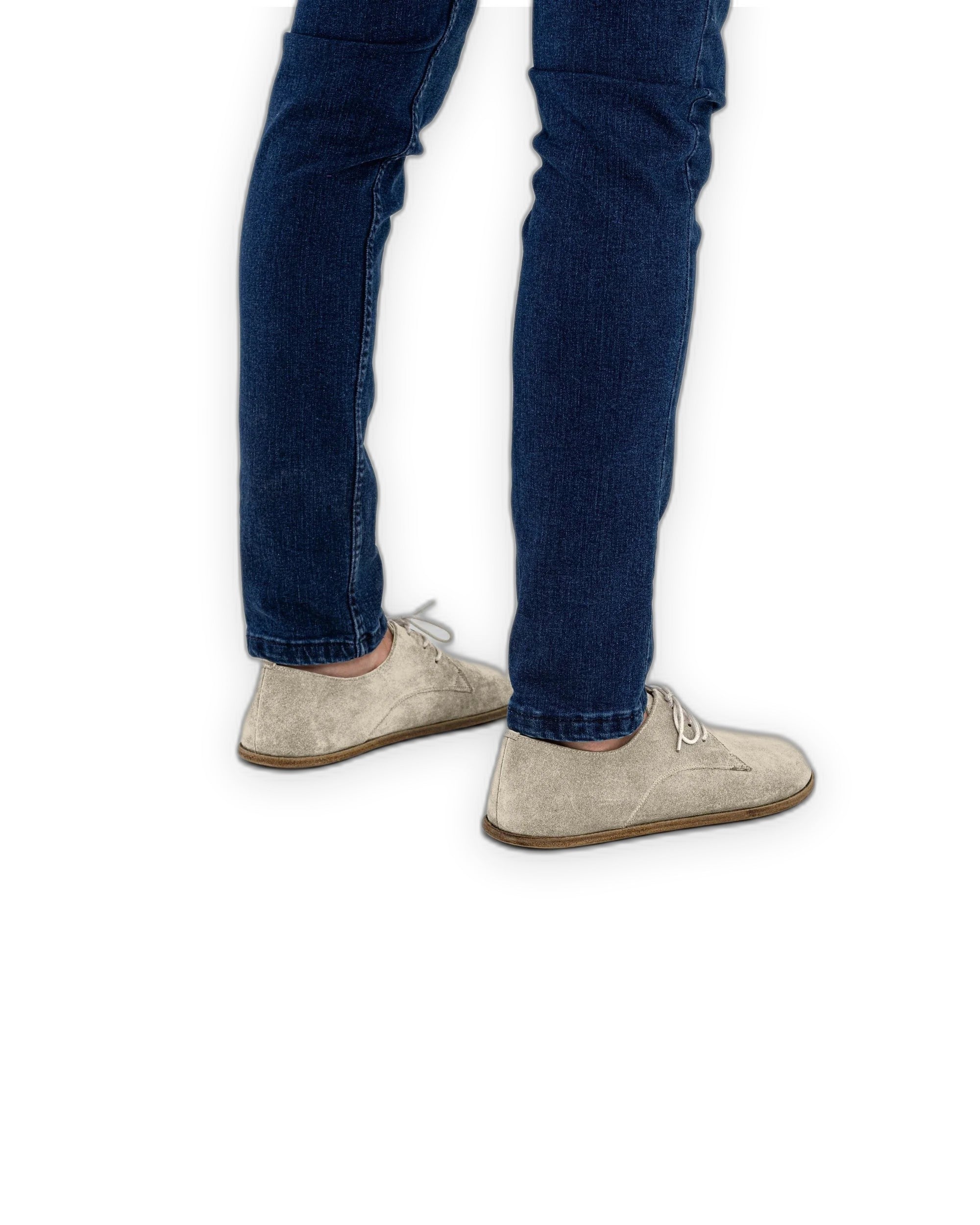 Top view Cream Oxford Shoes - Handcrafted Calf Leather | Bespoky