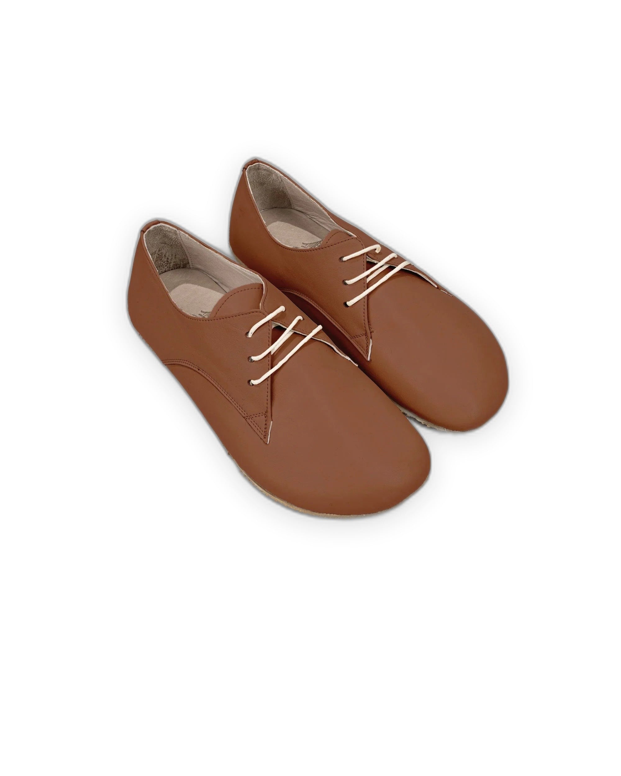 Women's Dark Brown Oxford Shoes - Handcrafted Calf Leather Wide Toe Box | Bespoky