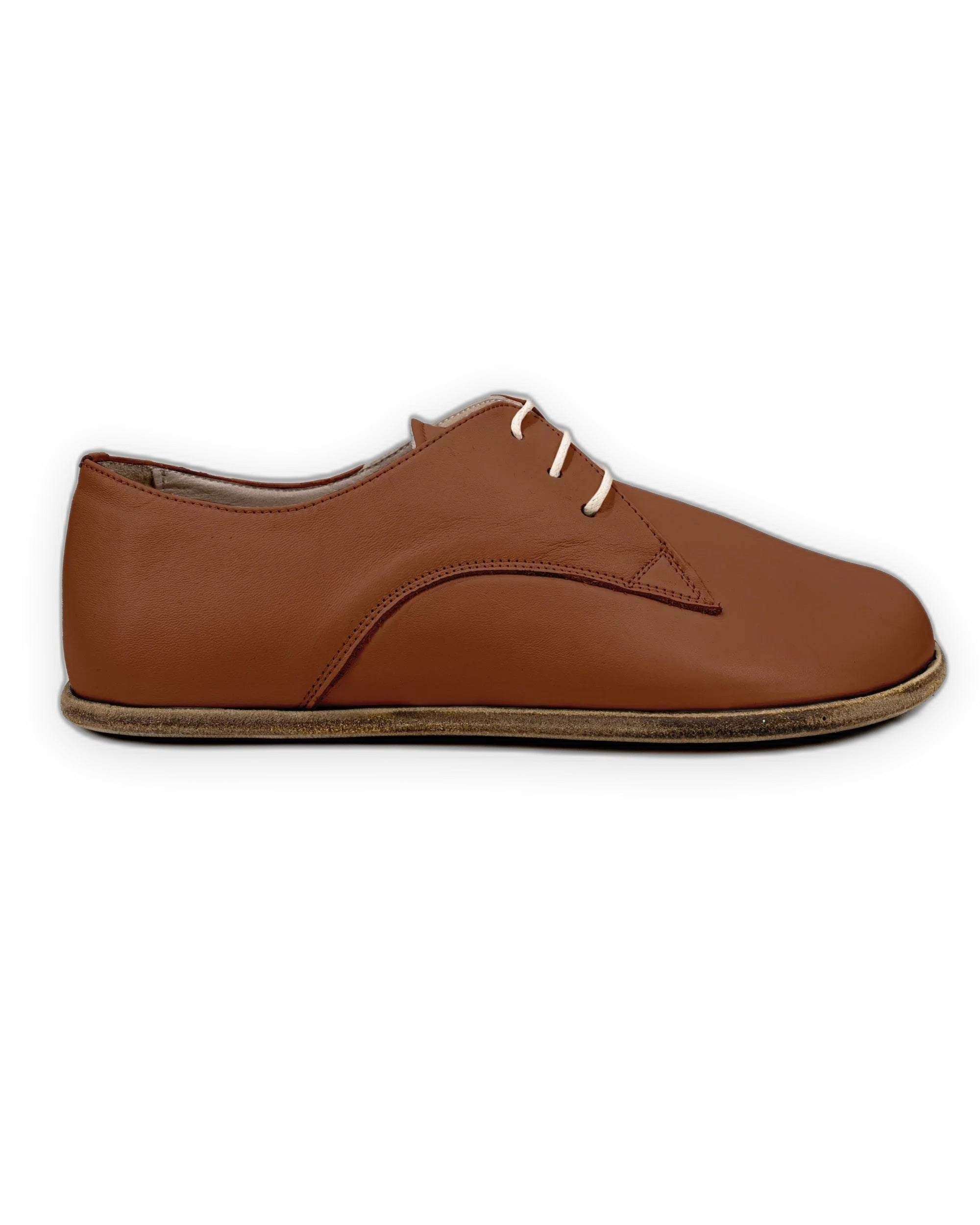 Back view Dark Brown Oxford Shoes - Calf Leather Handcrafted | Bespoky