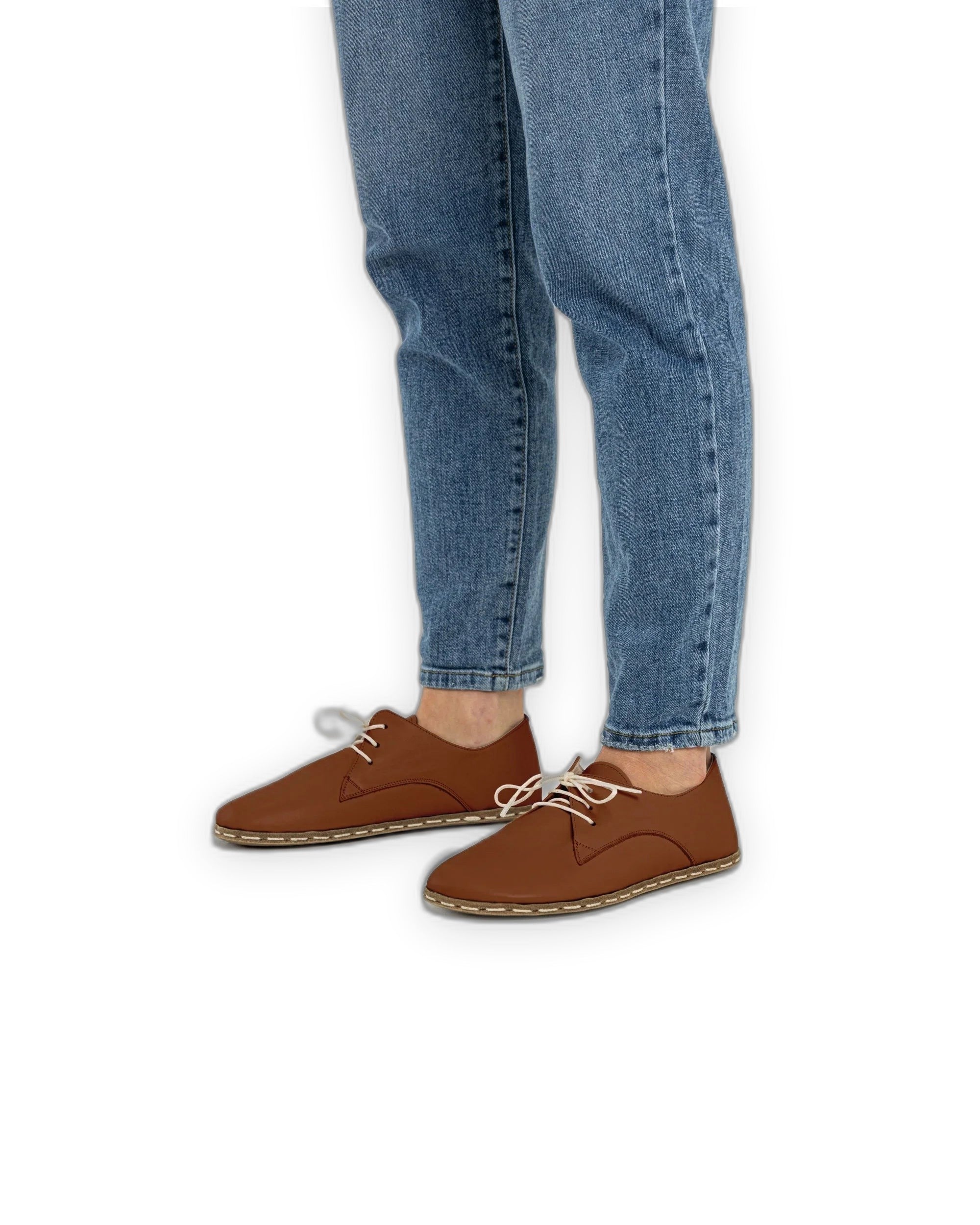 Top view Dark Brown Oxford Shoes - Handcrafted Calf Leather | Bespoky