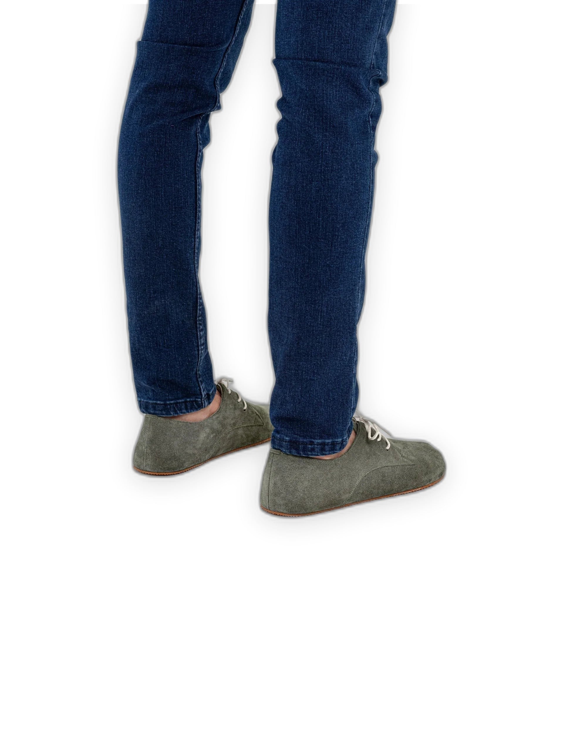 Pair Leather Oxford Shoes - Barefoot Wide Toe Calf Leather | Bespoky
