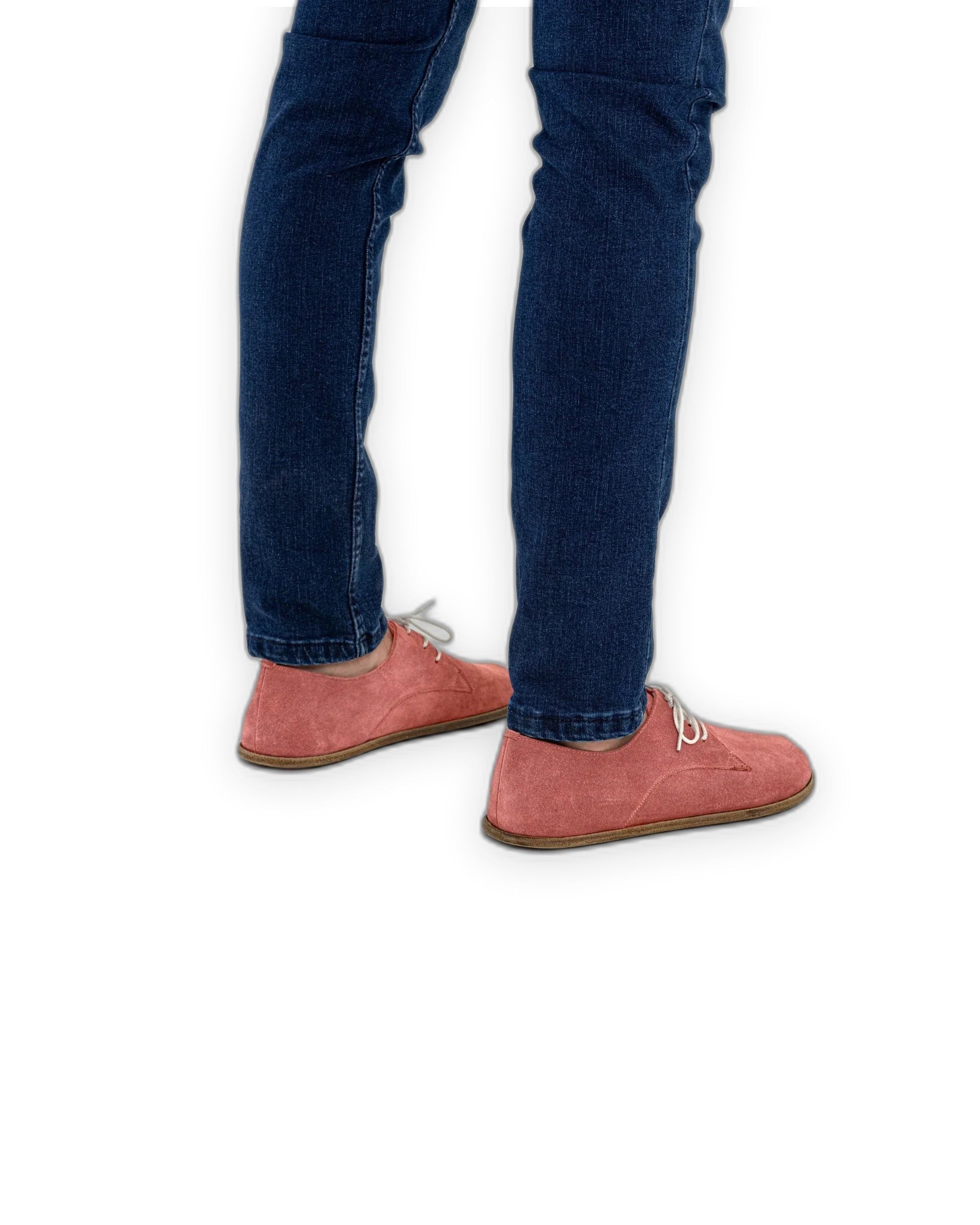 Top view Pink Oxford Shoes - Handcrafted Calf Leather | Bespoky
