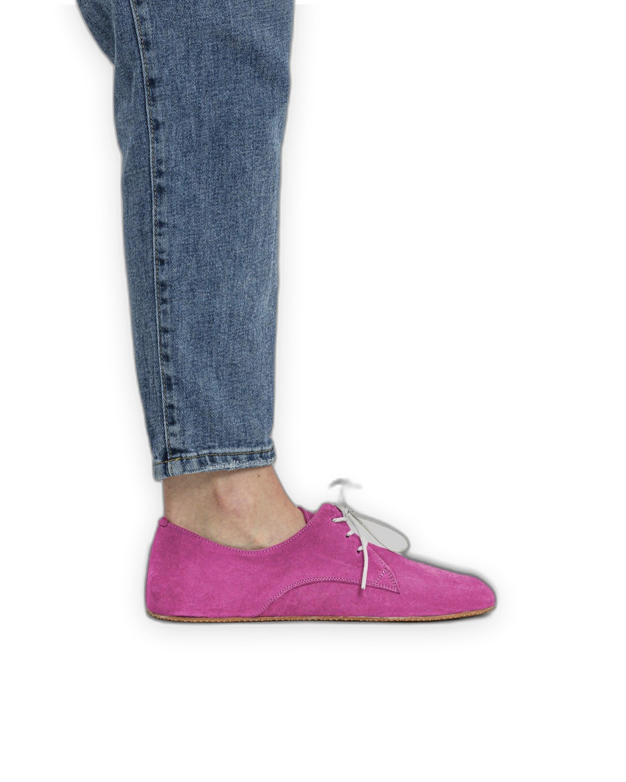 Back view Pink Oxford Shoes - Calf Leather Handcrafted | Bespoky