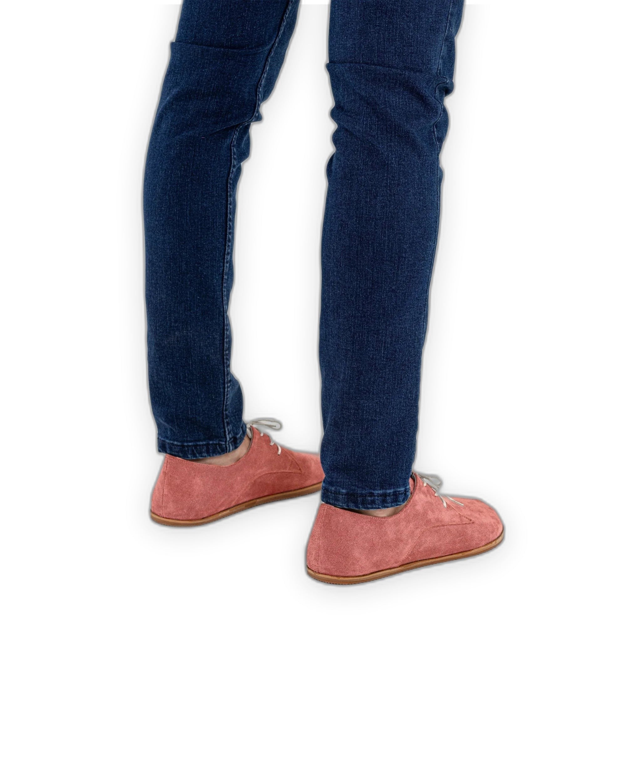 Detail Pink Oxford Shoes - Handcrafted Calf Leather Turkey | Bespoky