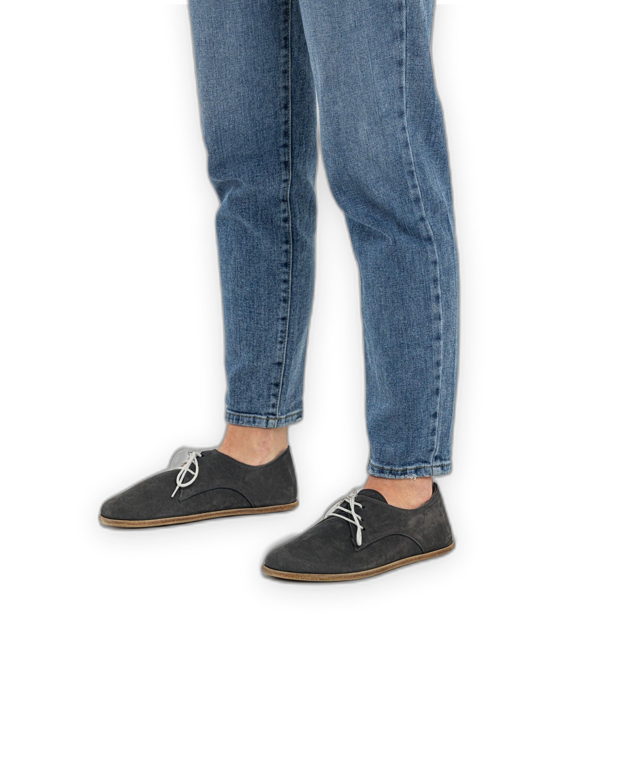 Top view Smoked Oxford Shoes - Handcrafted Calf Leather | Bespoky
