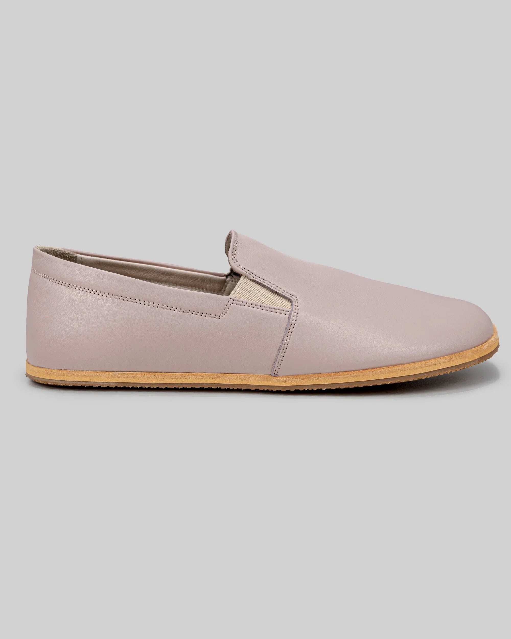 Back view Pink Barefoot Shoes - Calf Leather Handcrafted | Bespoky