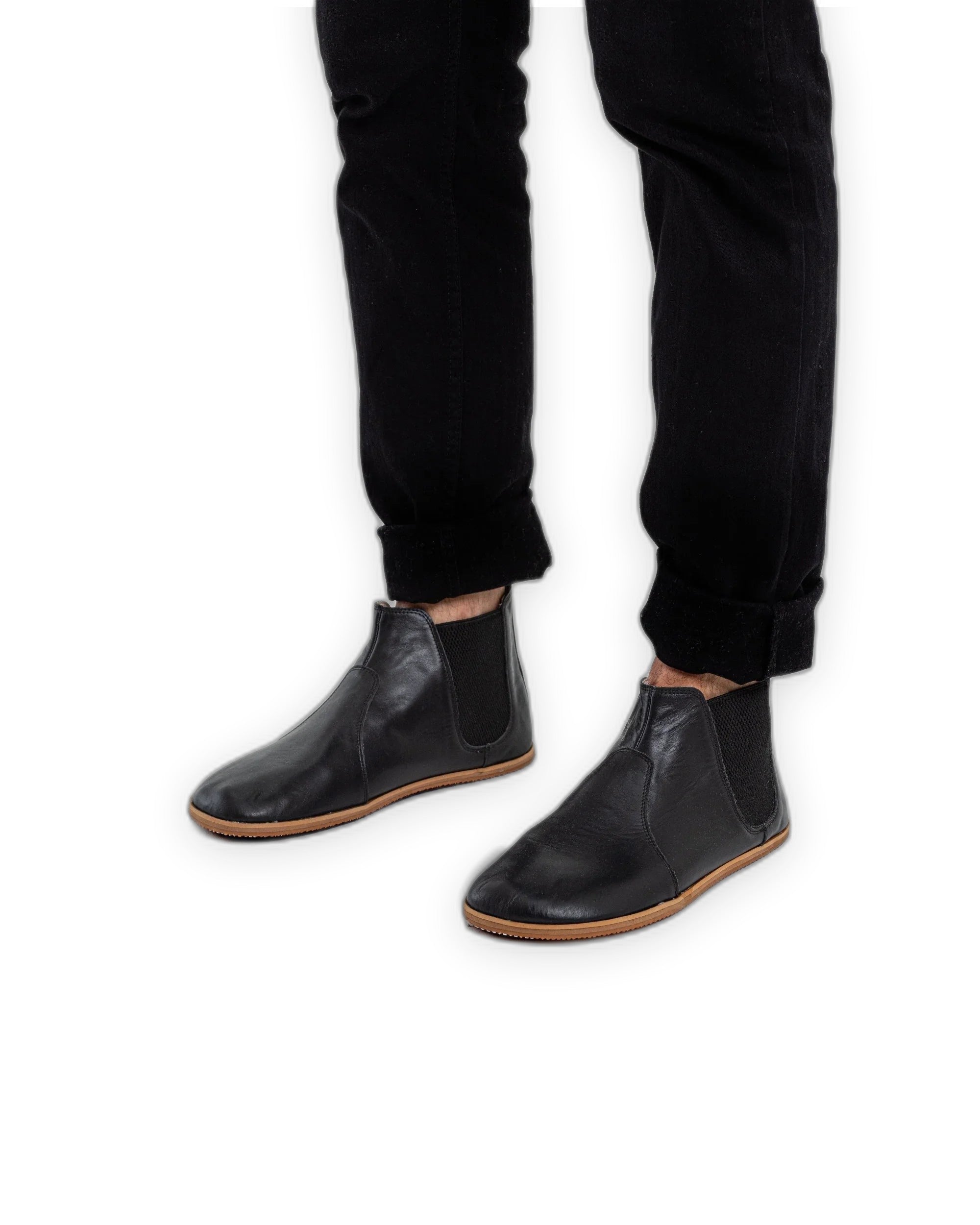 Detail Black Chelsea Boots - Handcrafted Calf Leather Turkey | Bespoky