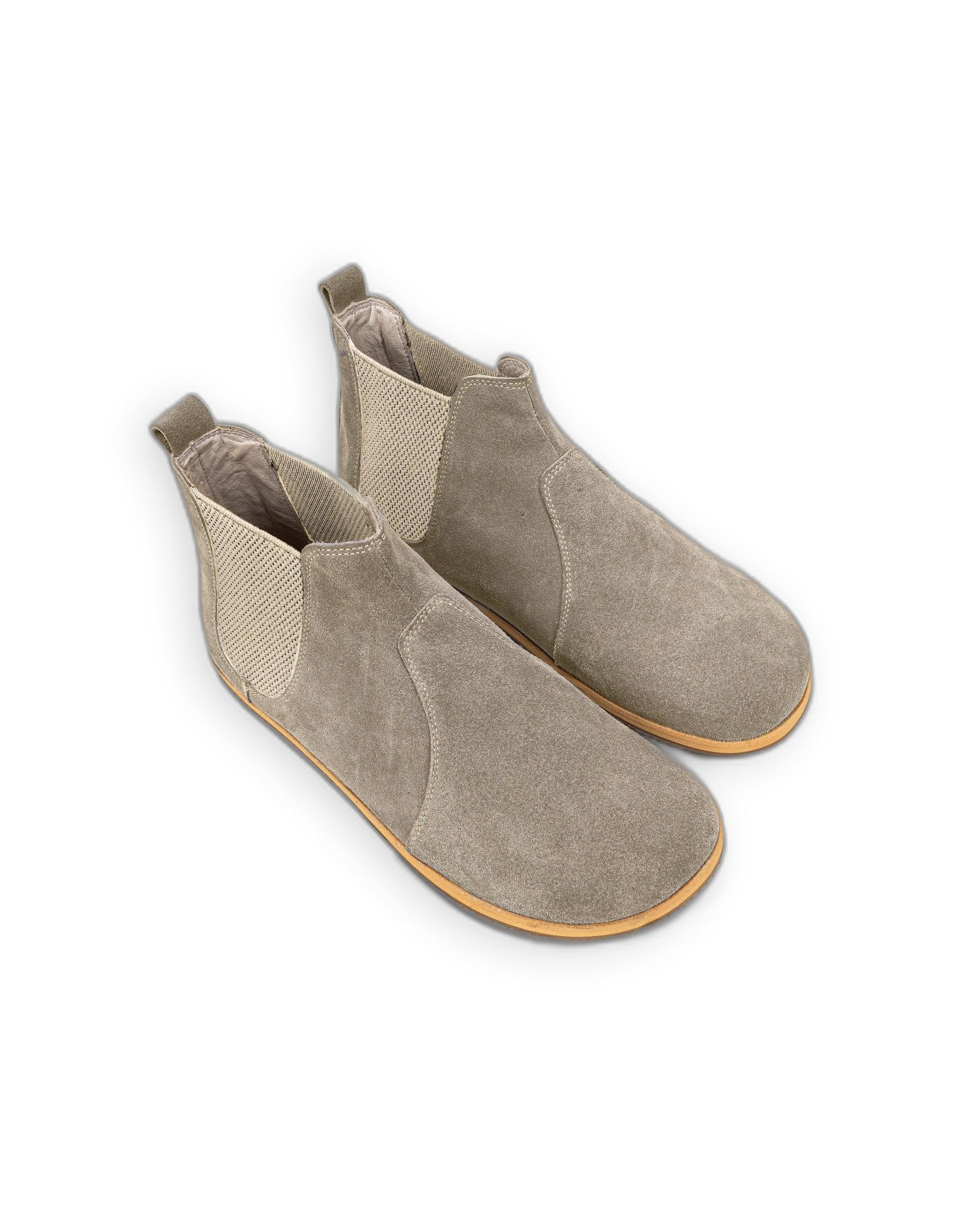 Men's Suede Chelsea Boots - Handcrafted Calf Leather Wide Toe Box | Bespoky