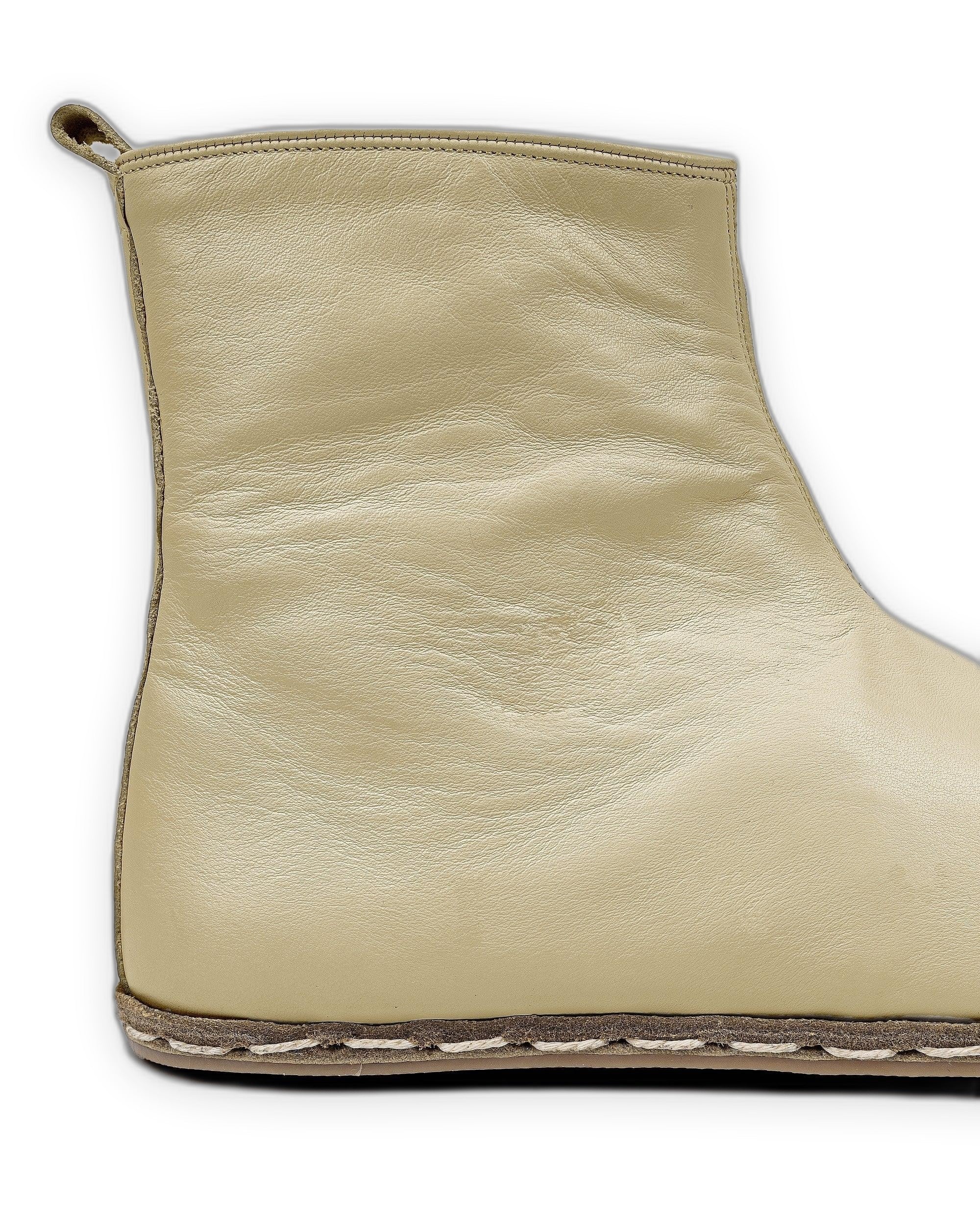 Back view Yellow Chelsea Boots - Calf Leather Handcrafted | Bespoky