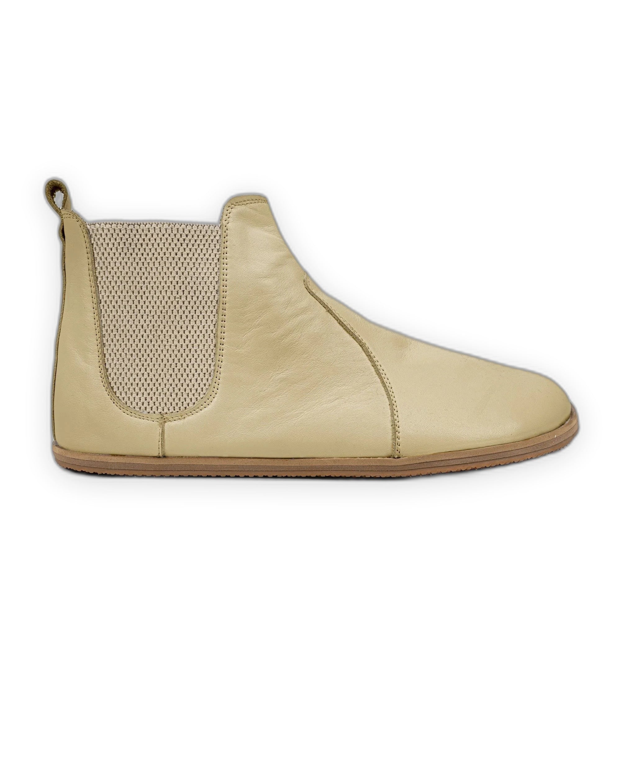 Detail Yellow Chelsea Boots - Handcrafted Calf Leather Turkey | Bespoky
