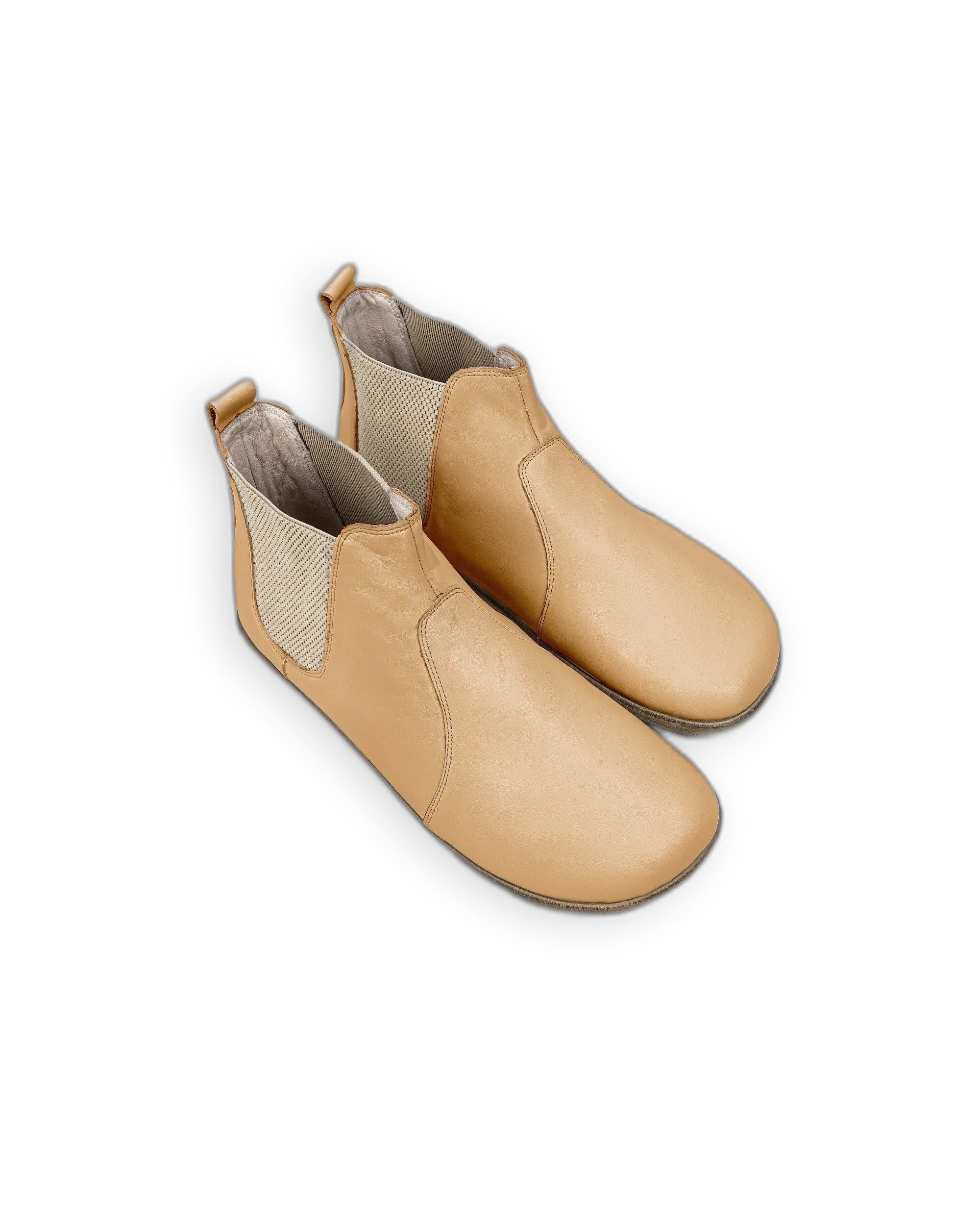 Detail Melon Yellow Chelsea Boots - Handcrafted Calf Leather Turkey | Bespoky