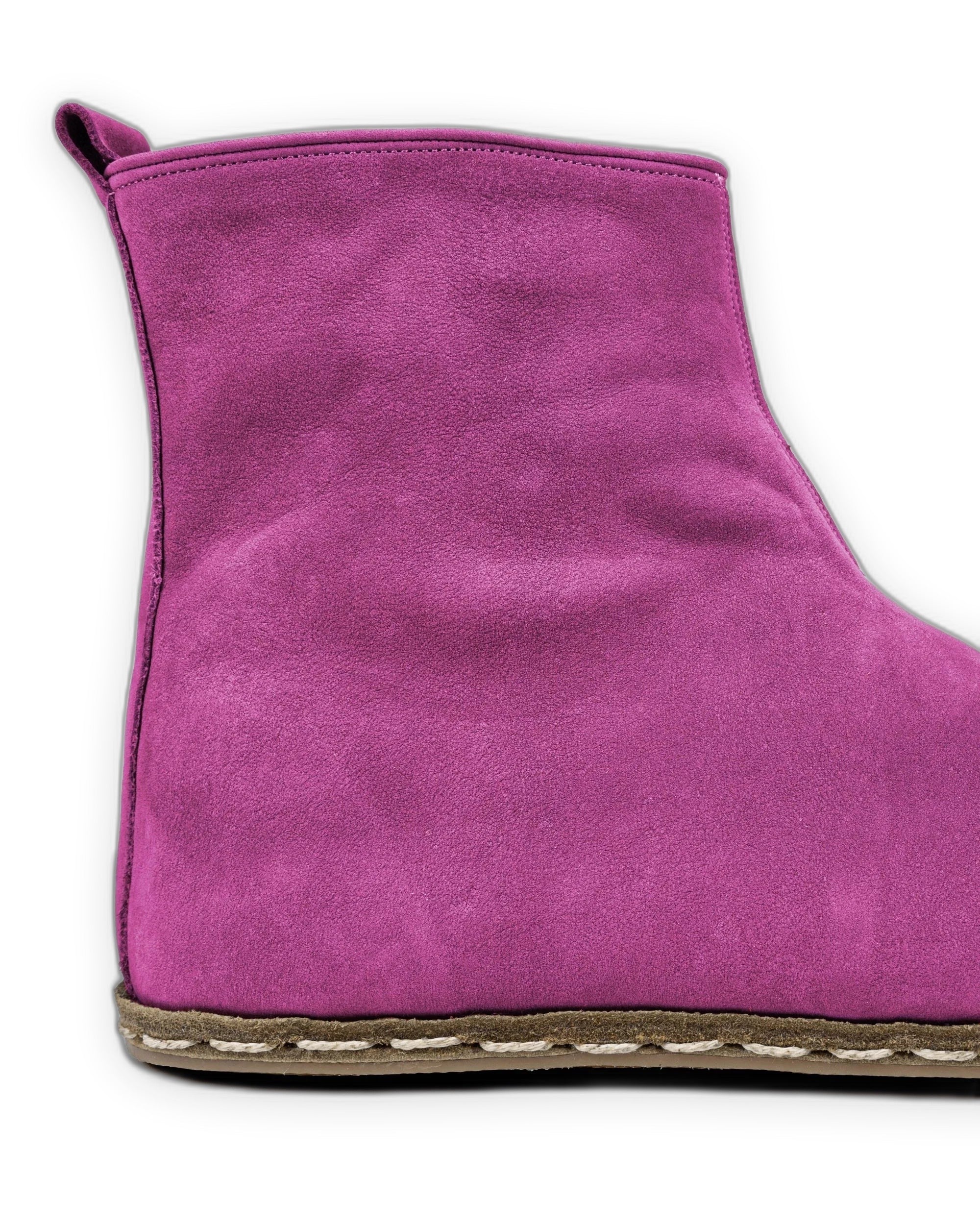 Top view Pink Chelsea Boots - Handcrafted Calf Leather | Bespoky