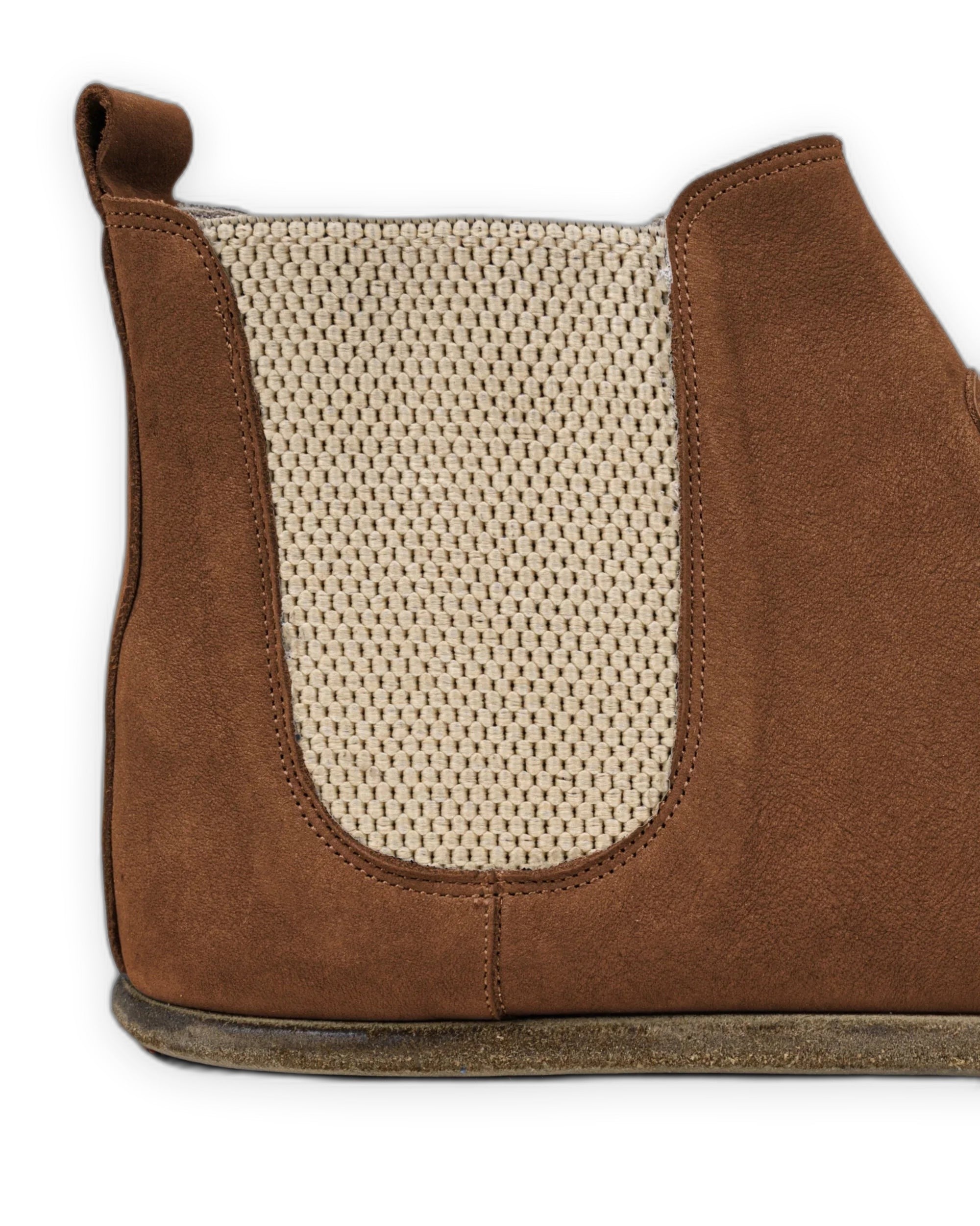 Top view Tan Chelsea Boots - Handcrafted Calf Leather | Bespoky