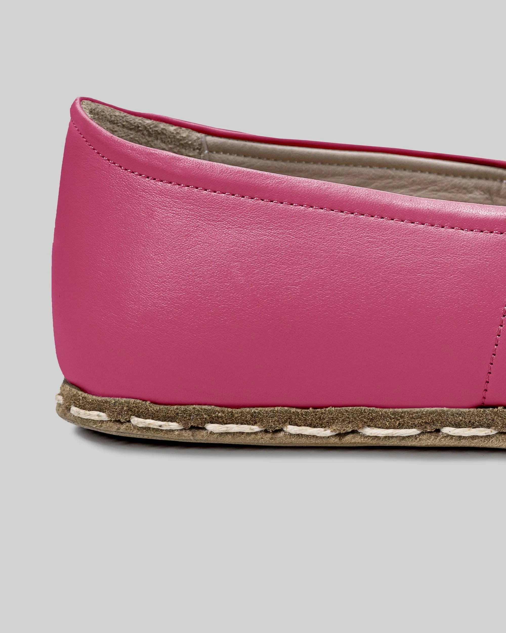 Top view Fuchsia Barefoot Yemeni - Handcrafted Calf Leather | Bespoky
