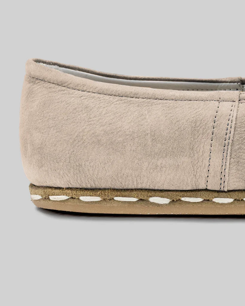 Detail Beige Yemeni Shoes - Handcrafted Calf Leather Turkey | Bespoky