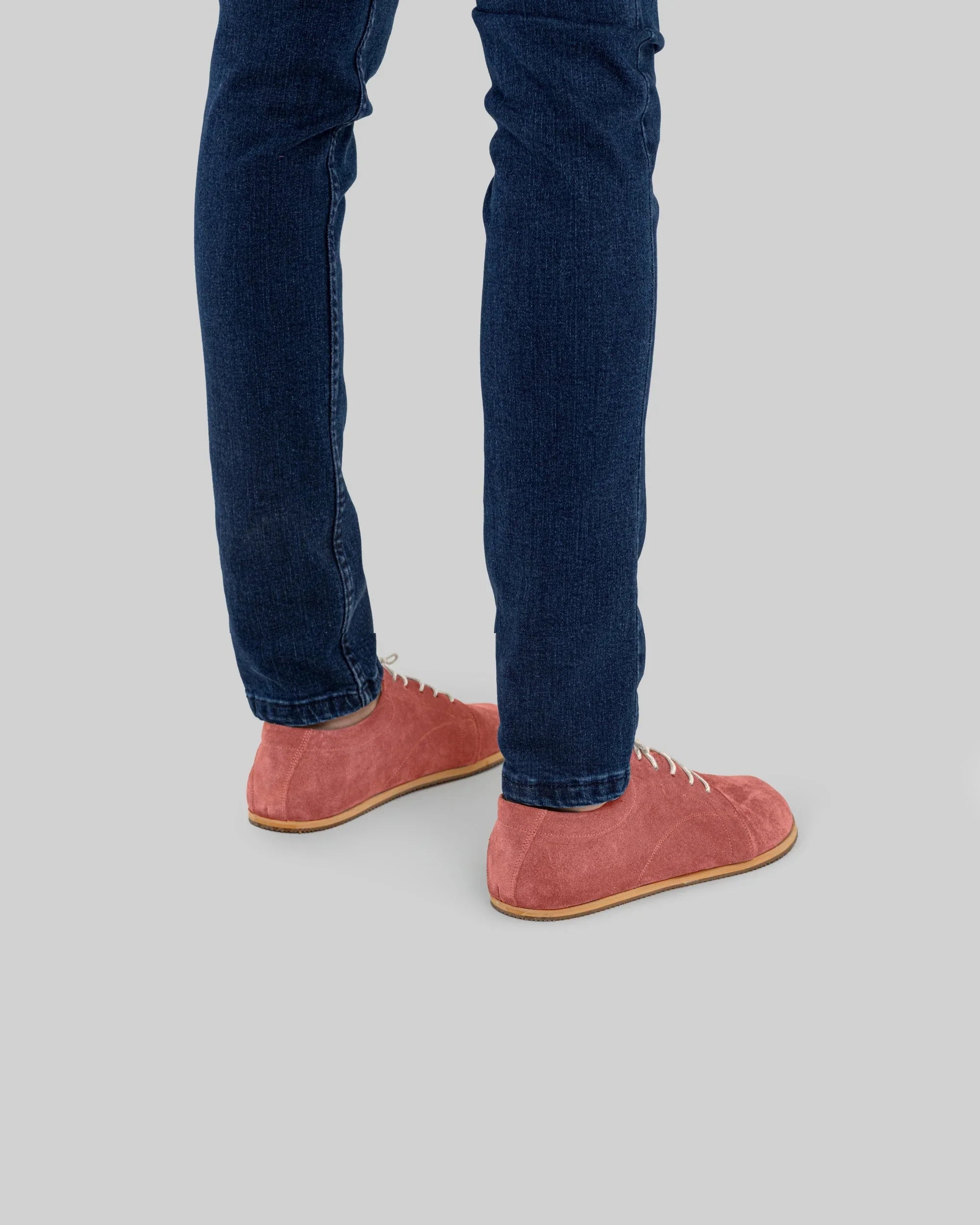 Detail Pink Barefoot Sneaker - Handcrafted Calf Leather Turkey | Bespoky