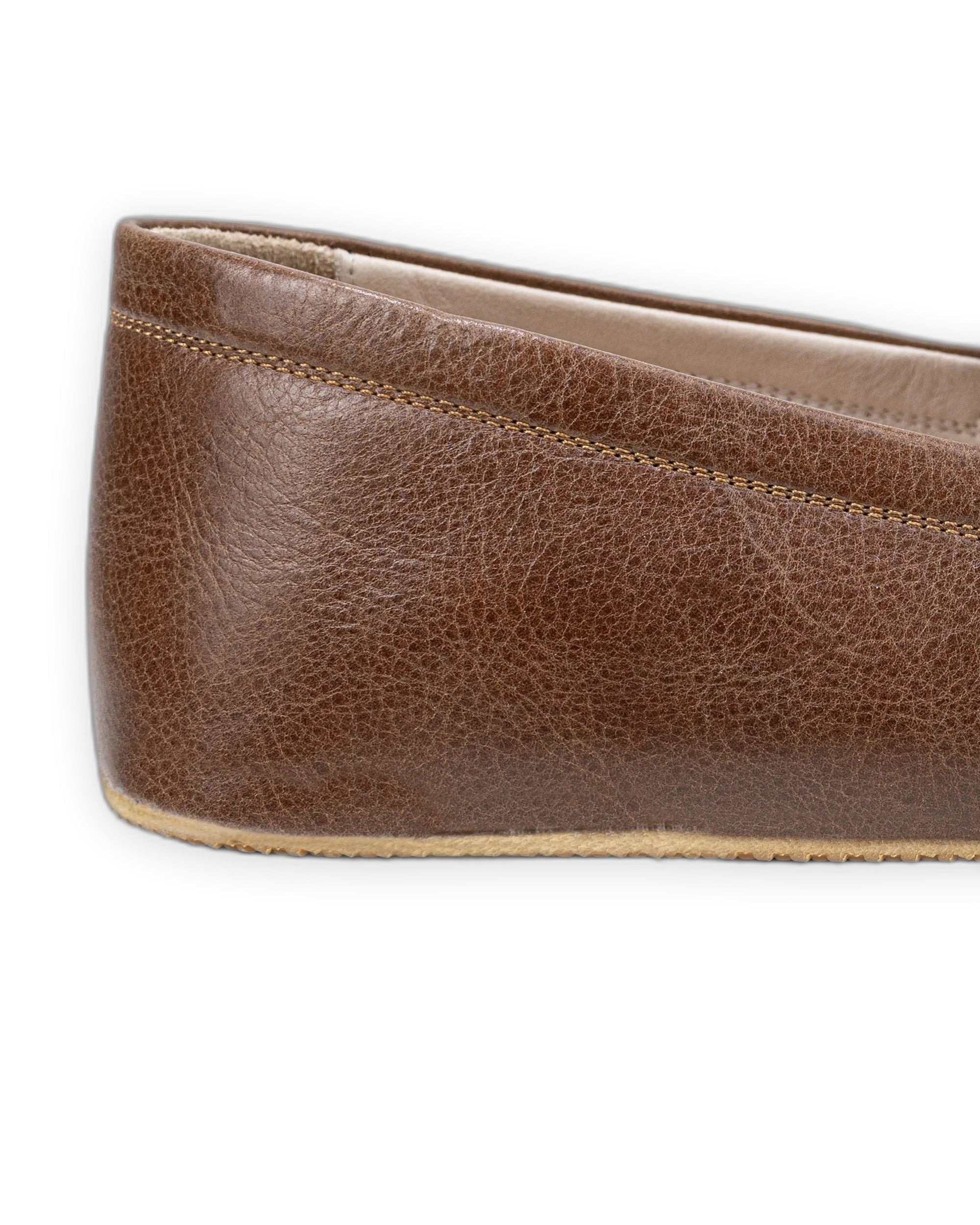 Side view Brown Barefoot Shoes - Calf Leather Zero Drop | Bespoky