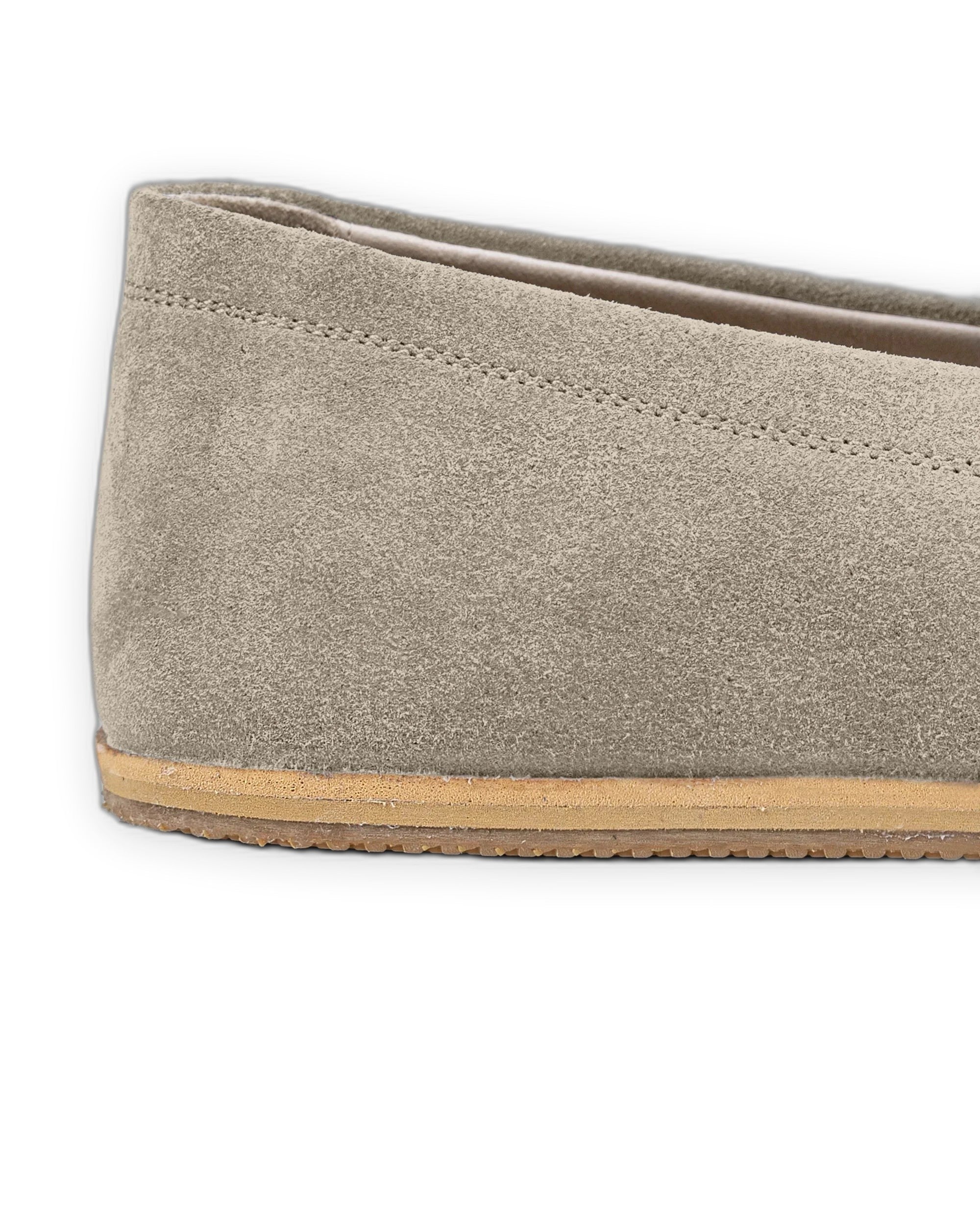 Detail Cream Barefoot Shoes - Handcrafted Calf Leather Turkey | Bespoky