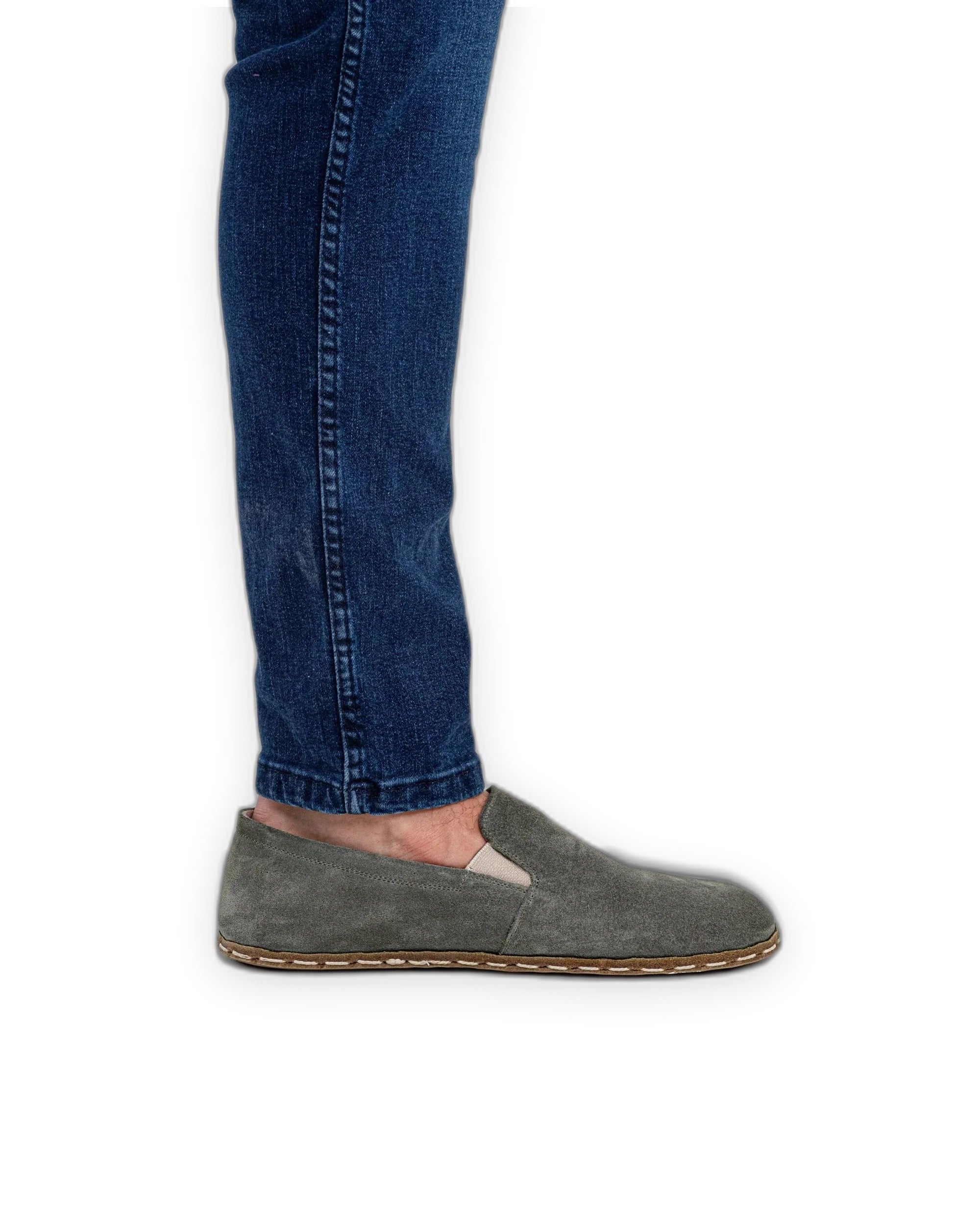 Detail Leather Barefoot Shoes - Handcrafted Calf Leather Turkey | Bespoky