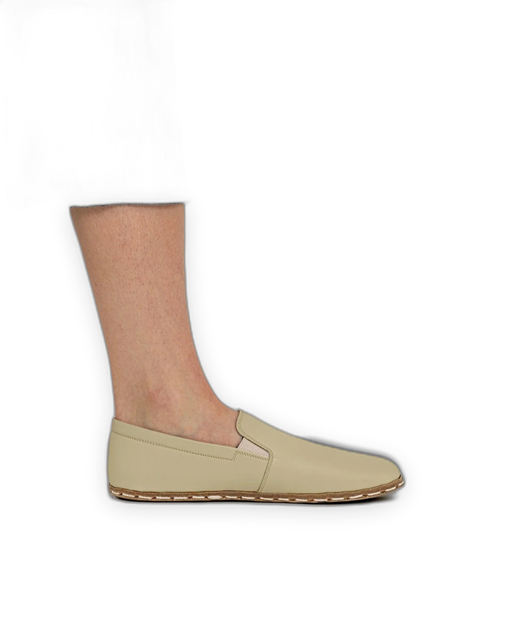 Pair Yellow Barefoot Shoes - Barefoot Wide Toe Calf Leather | Bespoky
